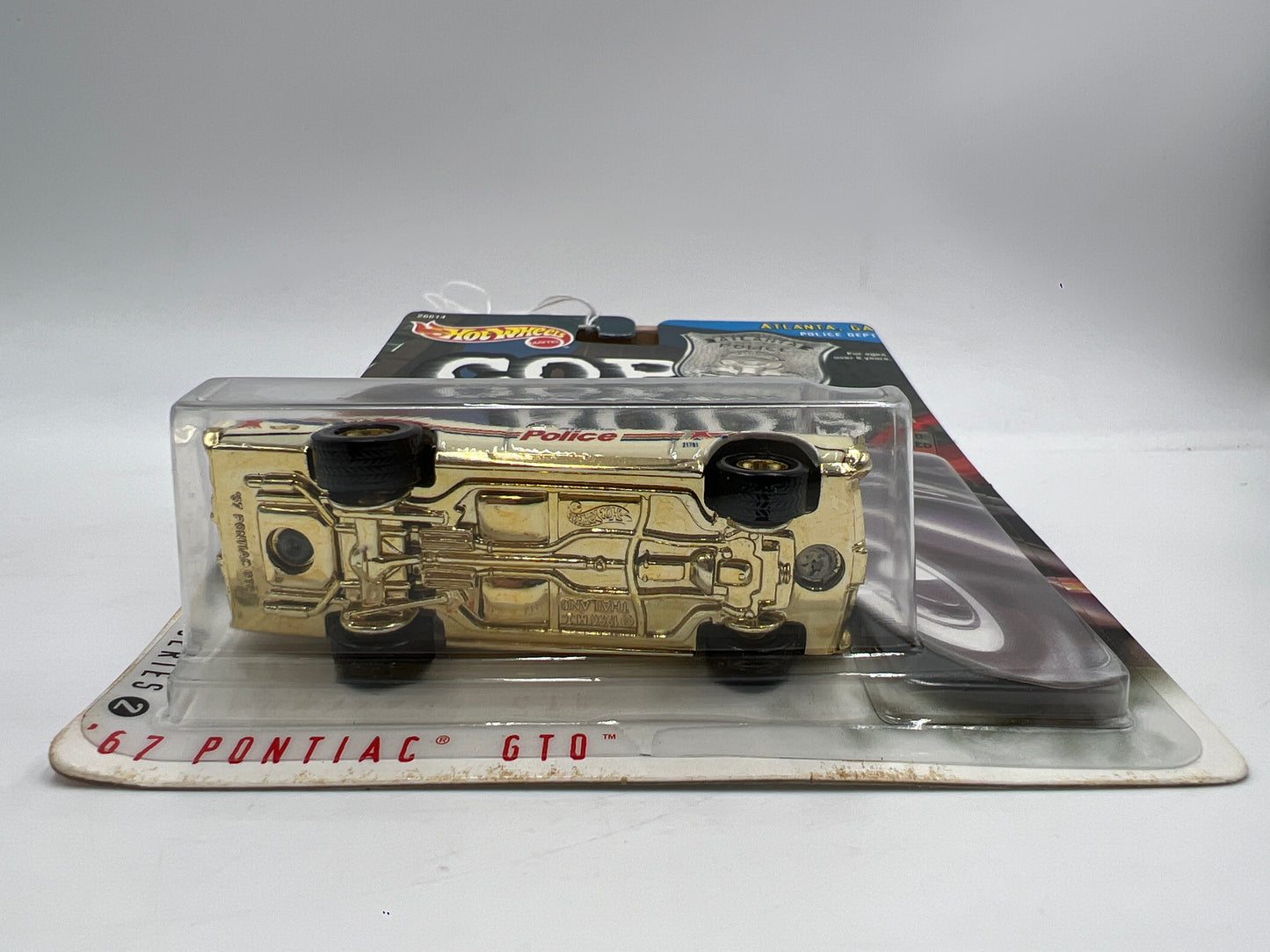 Hot Wheels Cop Rods Series 2 Atlanta GA 67 Pontiac GTO W/Real Riders SR