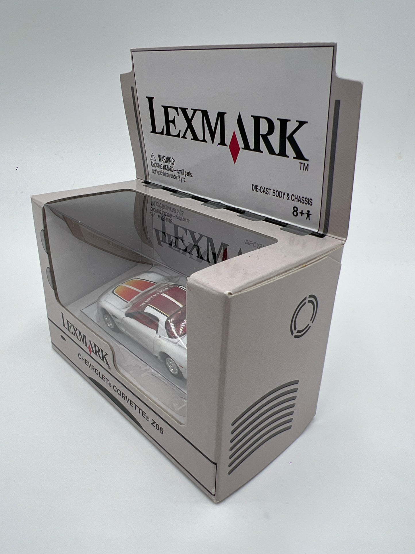 Johnny Lightning Lexmark Chevrolet Corvette Z06 White