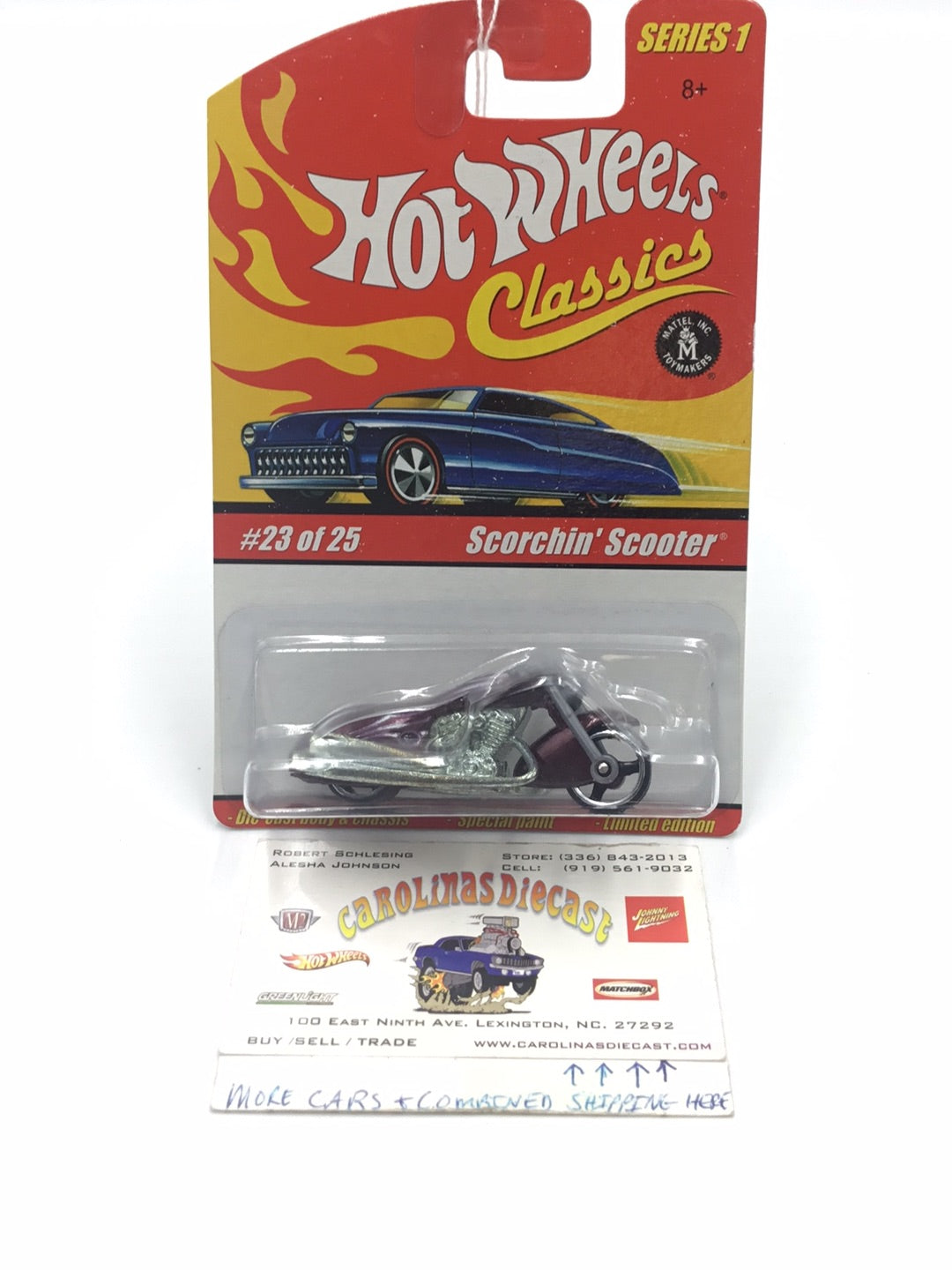 Hot wheels classics series 1 #23 Scorchin Scooter AA8