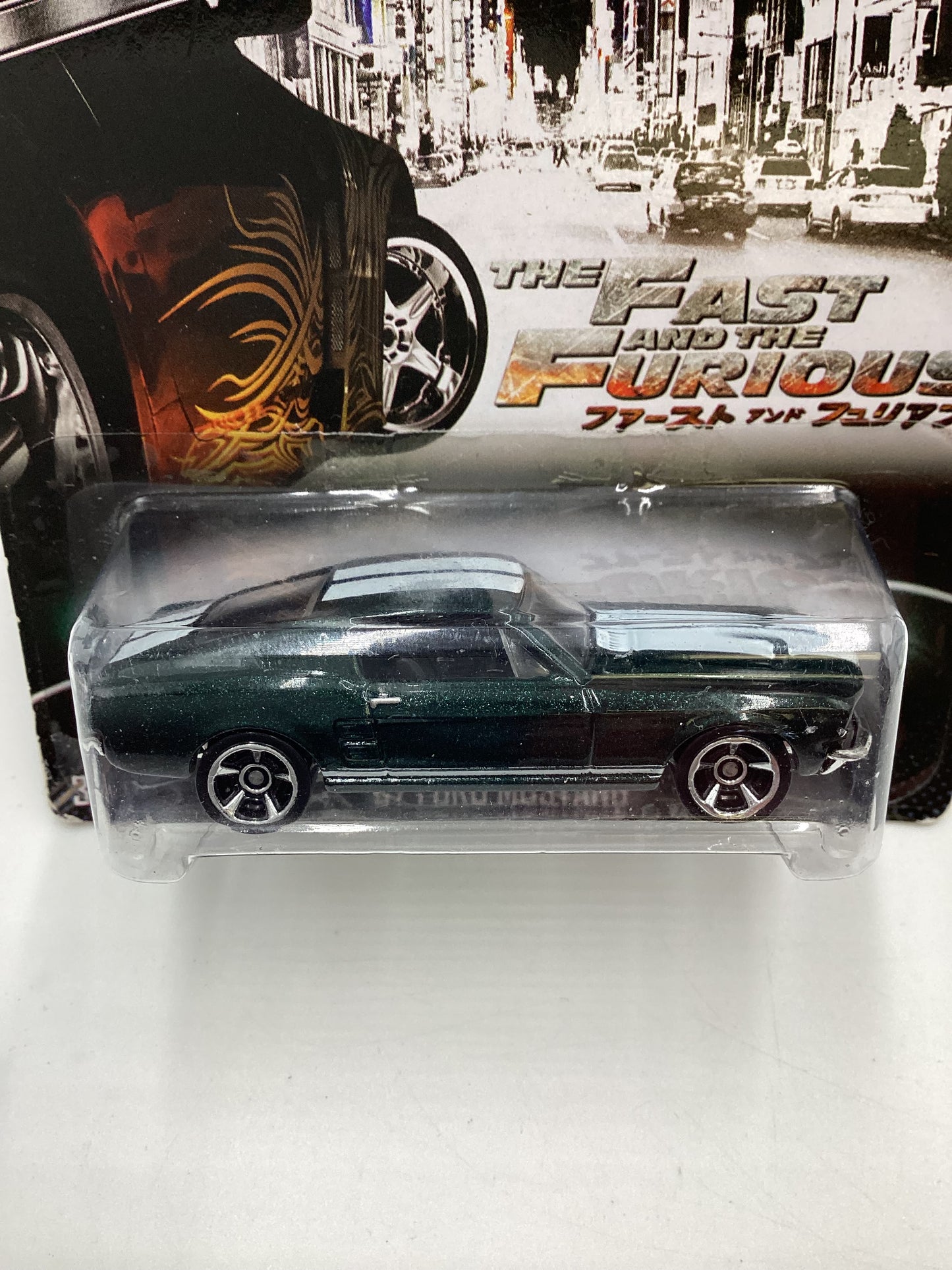 2014 Hot Wheels Fast and Furious #4 67 Ford Mustang Green 74G