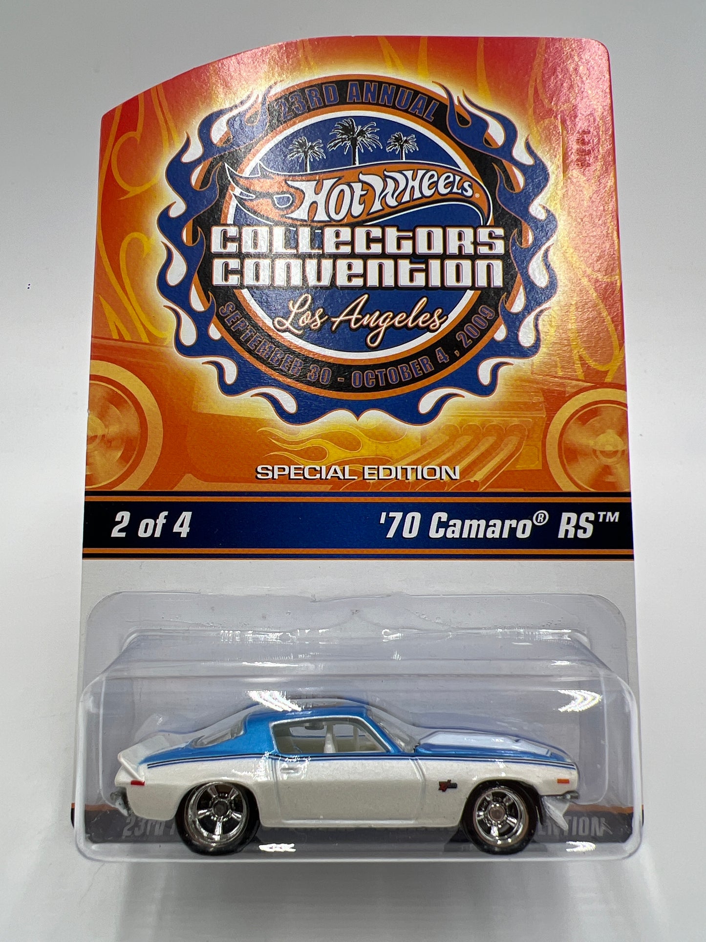 2009 Hot Wheels 23rd Annual Collectors Convention LA #1267/3000 70 Camaro RS W/Protector