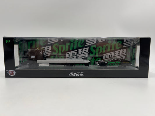 2025 M2 Machines Auto Haulers Coca Cola Sprite 1970 Ford C-950 & 1970 Ford Mustang TW40