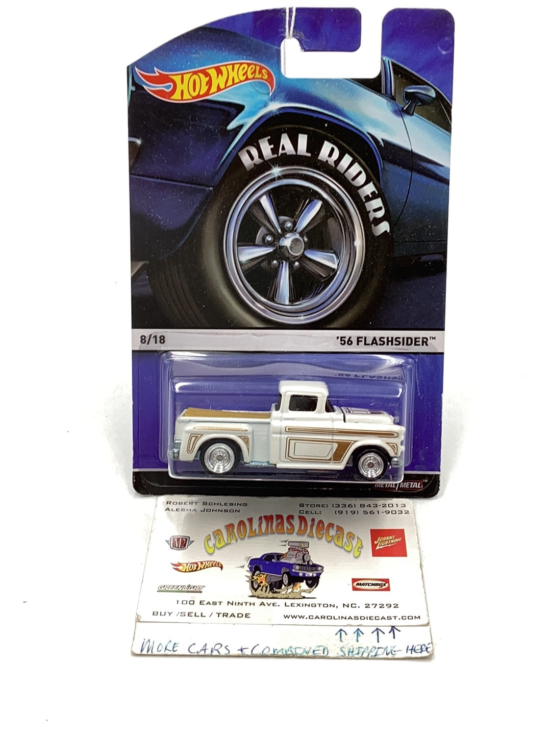 Hot wheels heritage series real riders 56 Flashsider 8/18 271H