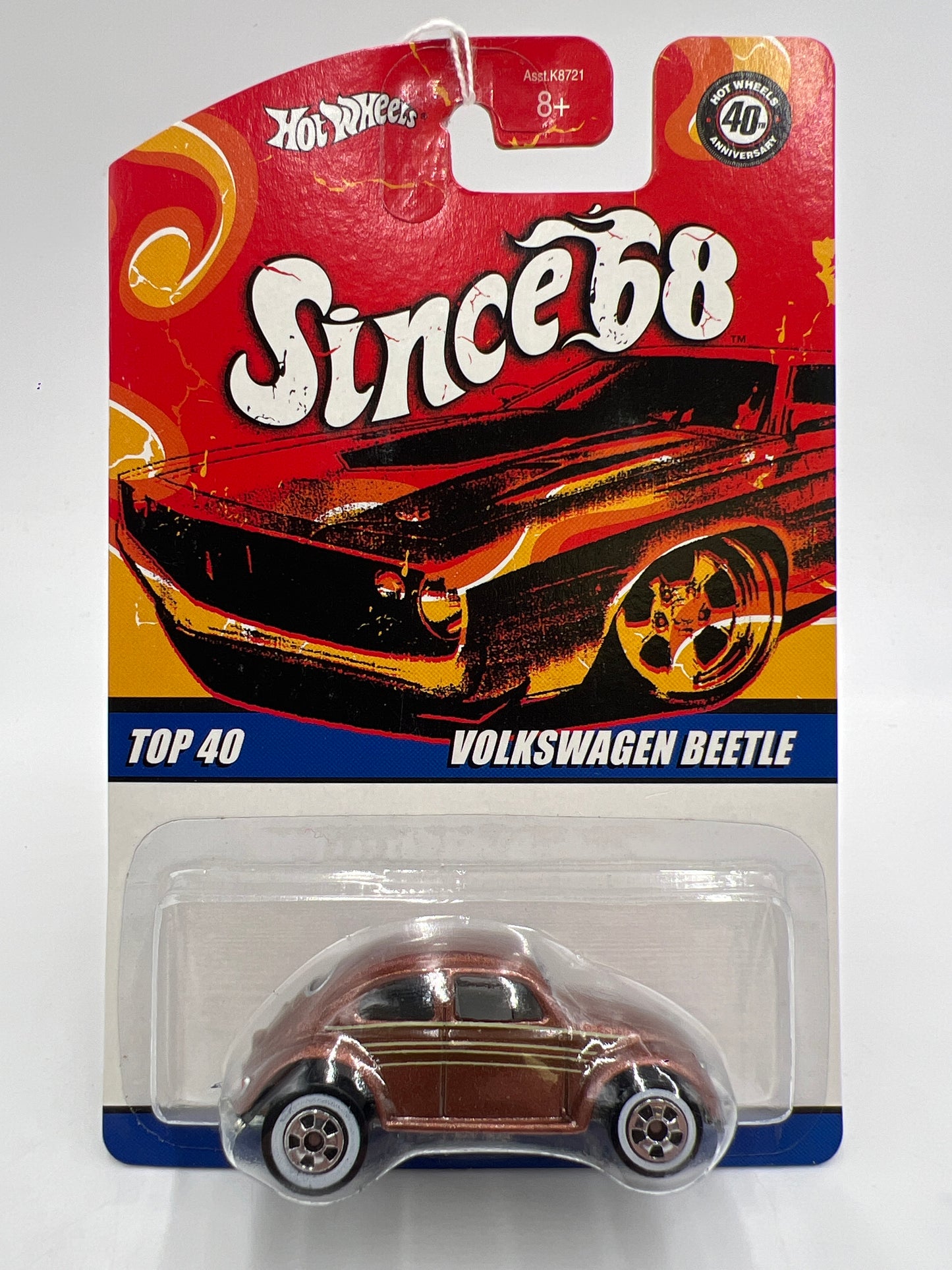 Hot Wheels Since 68 Top 40 #7 Volkswagen Beetle Brown