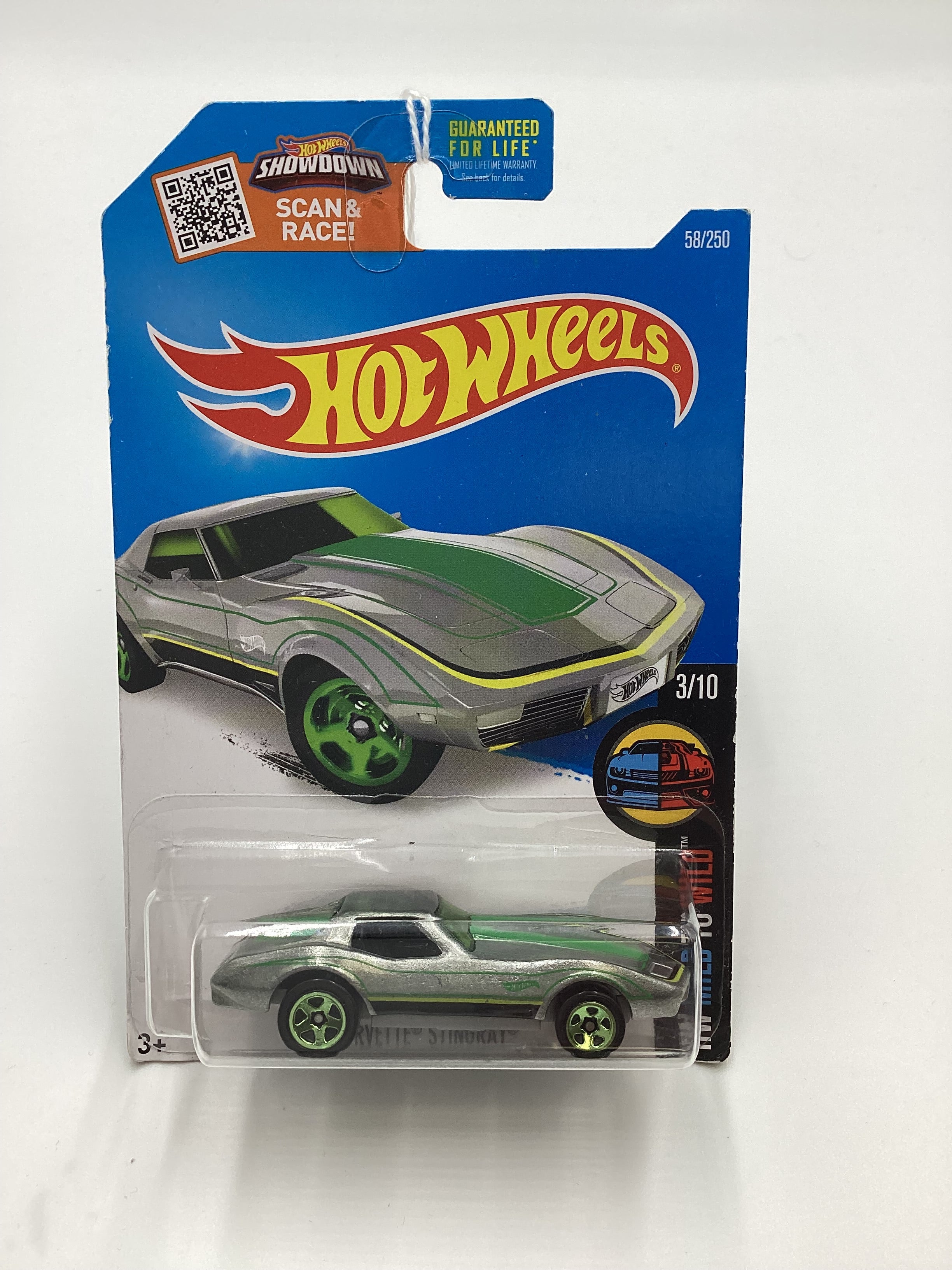 激レア！マーシャル782 2016 Hot Wheels Corvette Stingray Walmart Exclusive Zamac #58