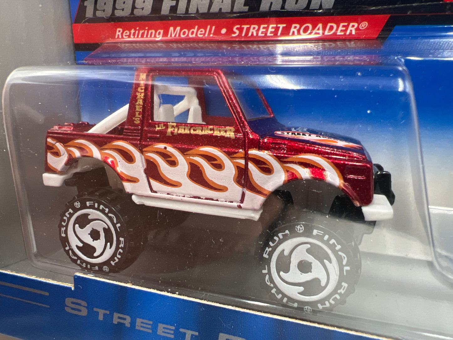 1999 Hot Wheels Final Run #5 Street Roader Red/White