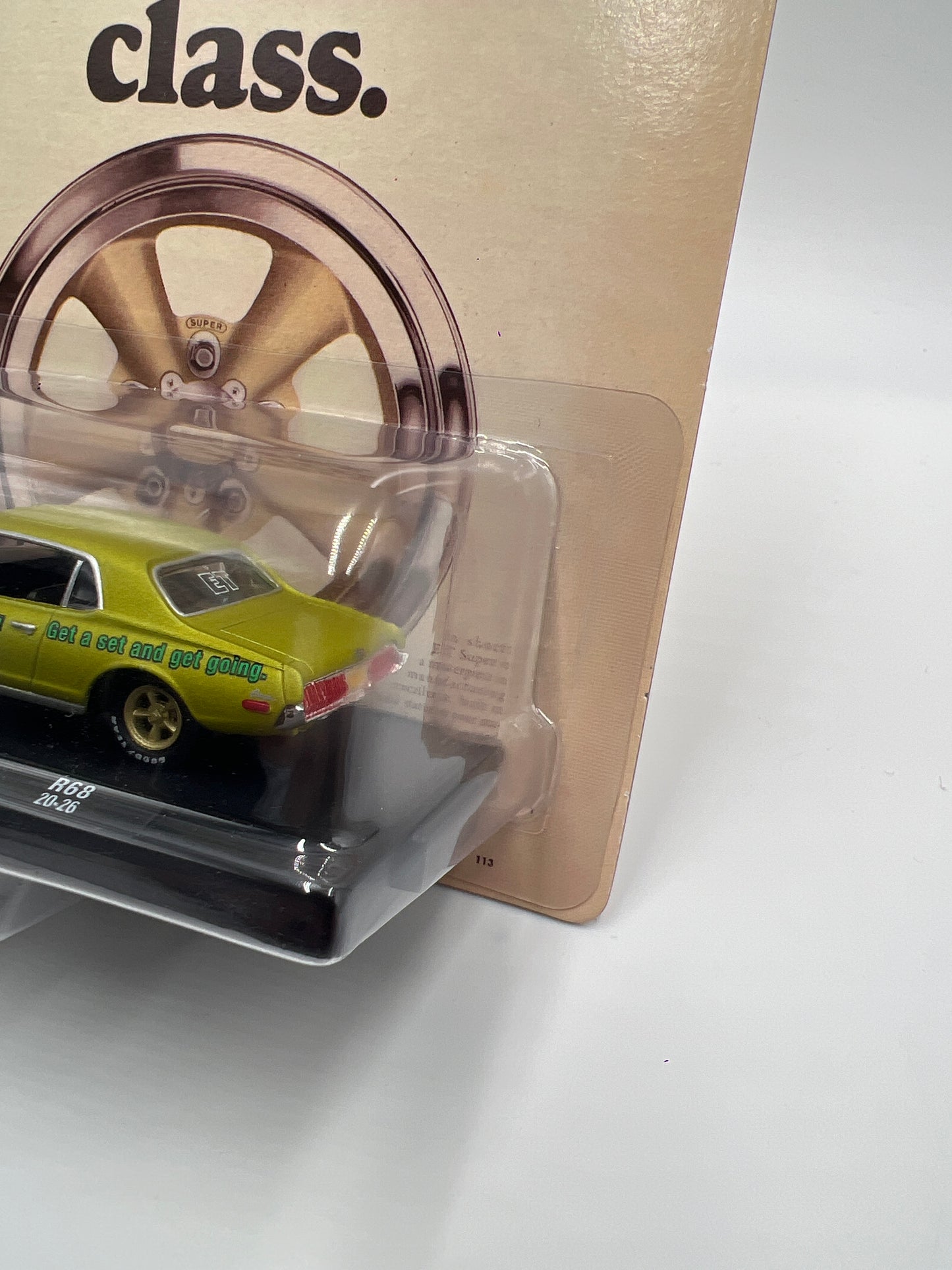 M2 Machines Auto-Drivers 1968 Mercury Cougar R-Code Green ET Mags R68 190A