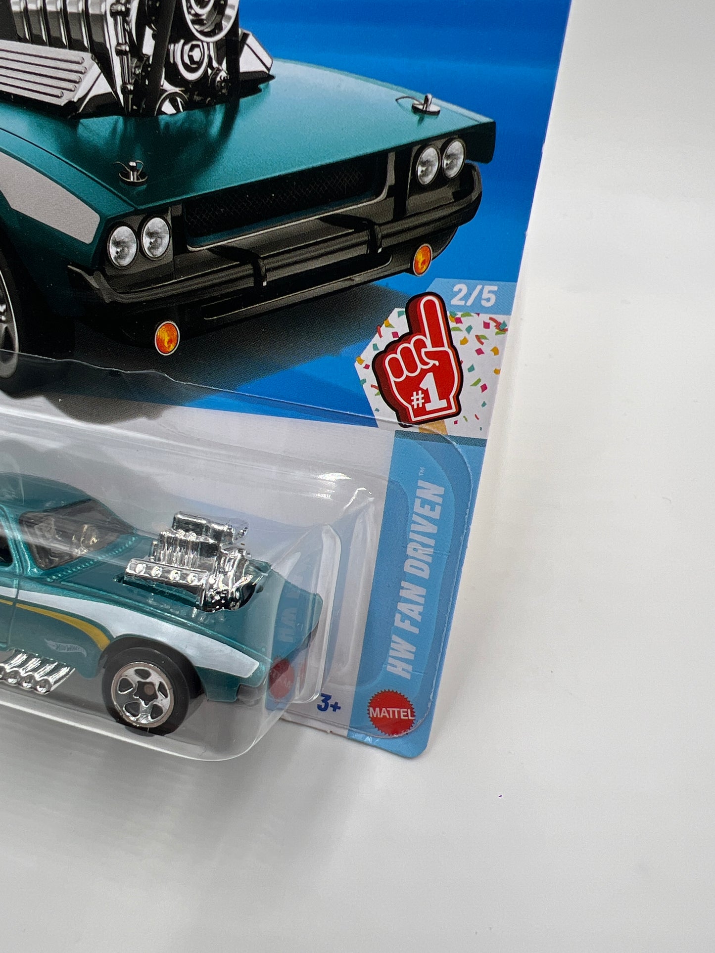 2026 Hot Wheels A Case Fan Driven #19 Rodger Dodger Aqua Blue 55C