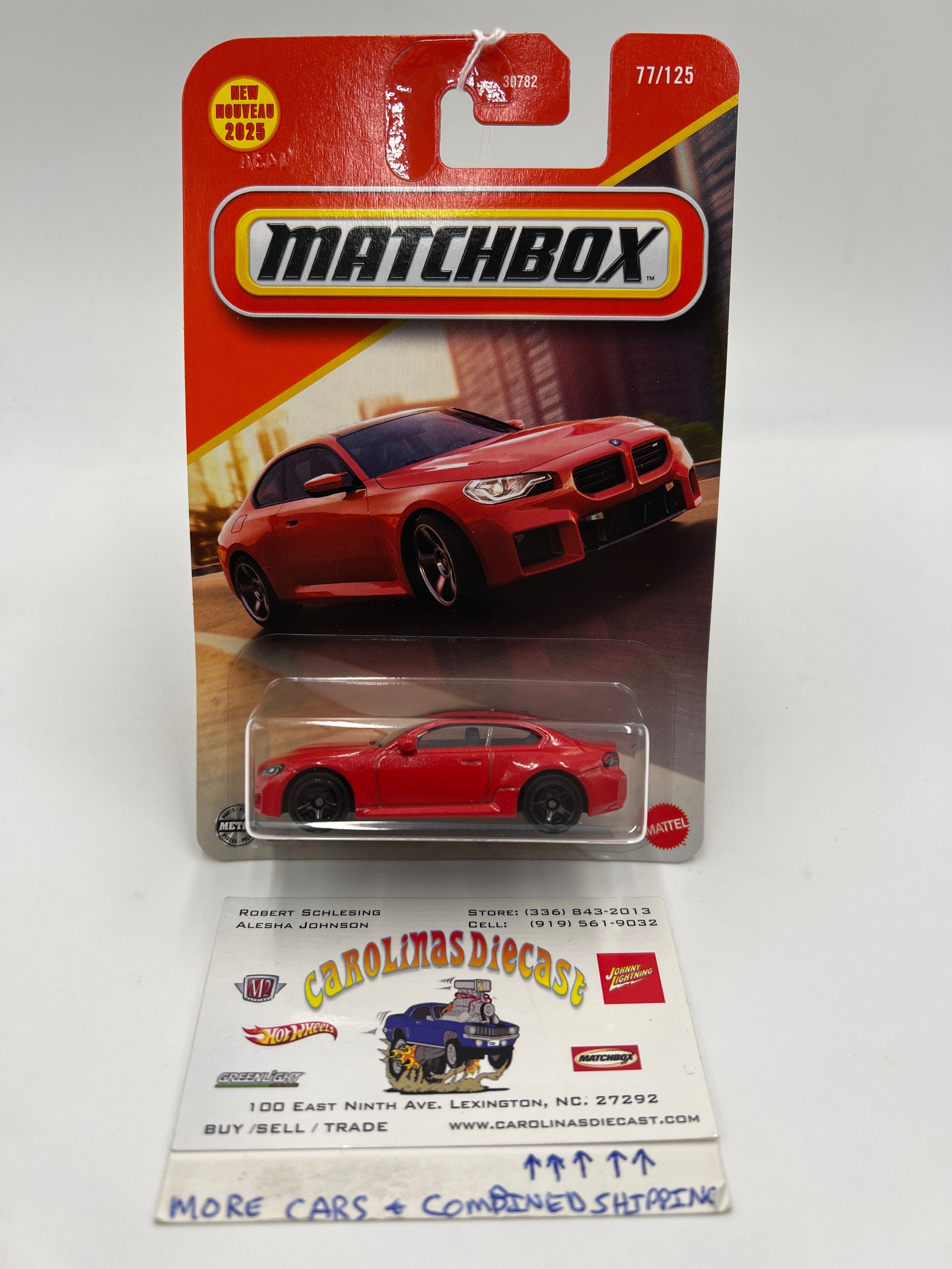2025 Matchbox #77 2023 BMW M2 Red 215B – carolinasdiecast