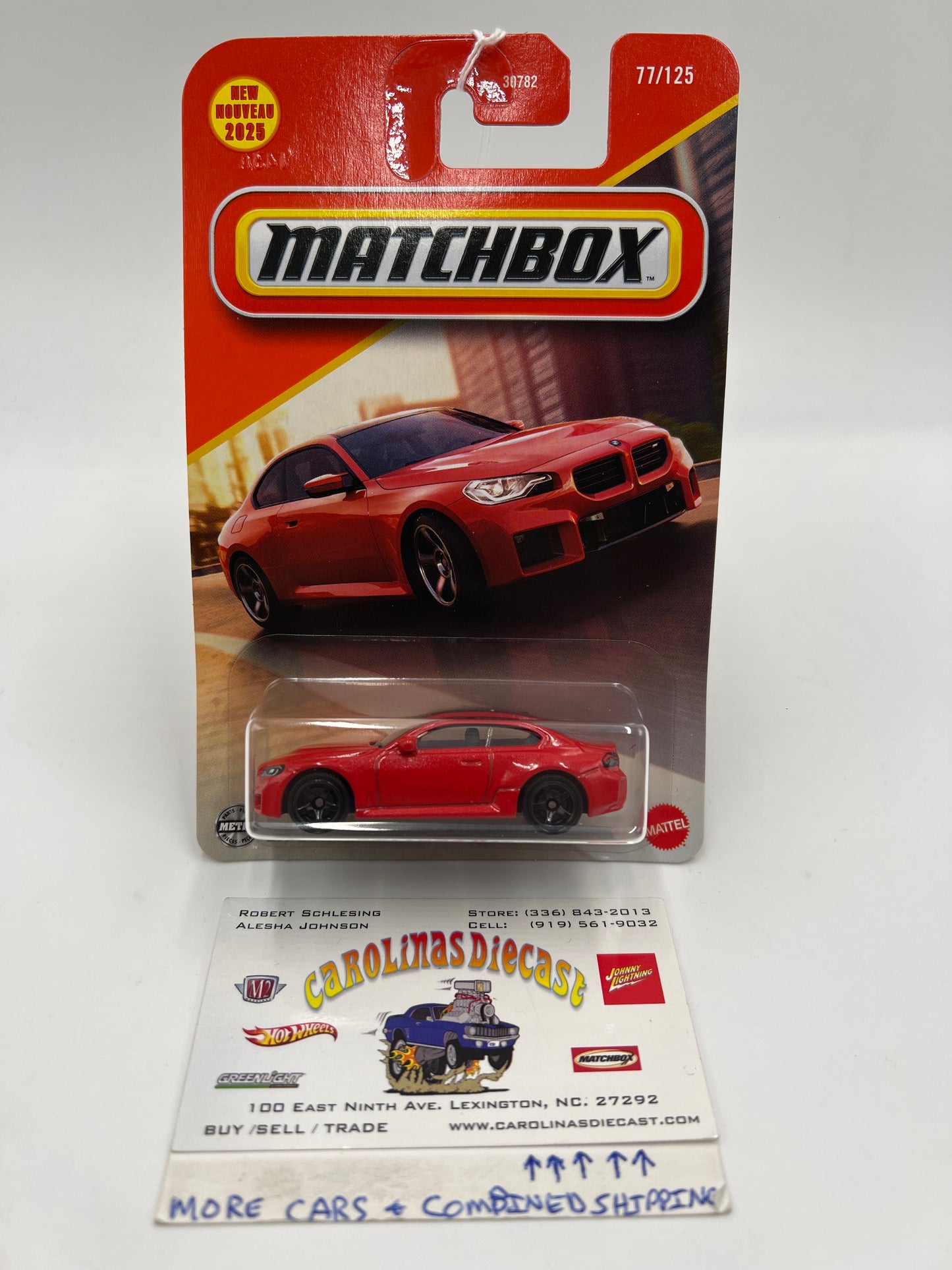 2025 Matchbox #77 2023 BMW M2 Red 215B