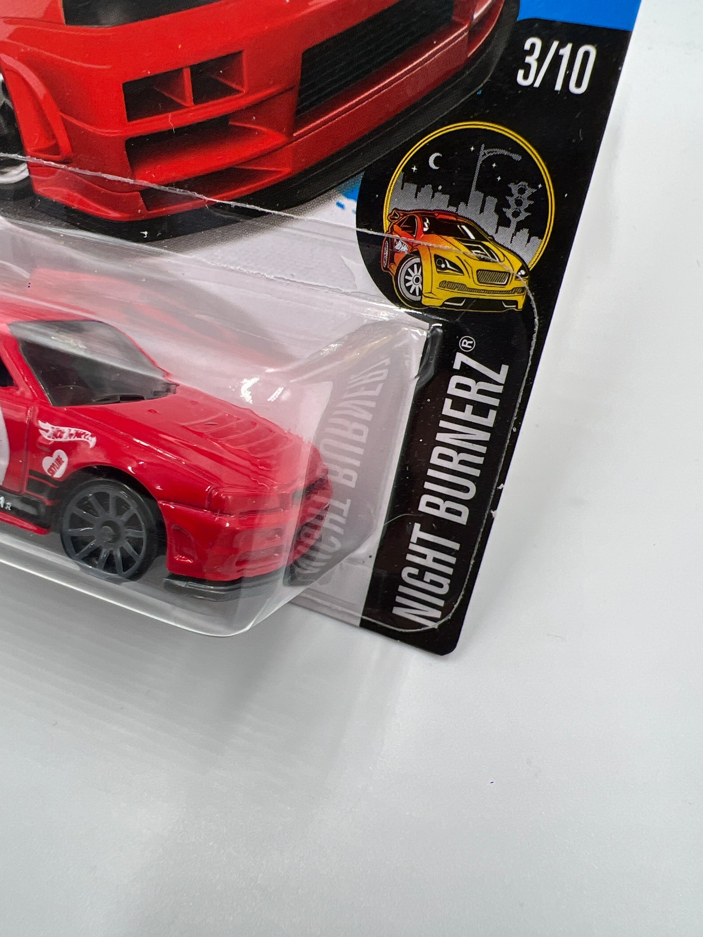 2016 Hot Wheels Nightburnerz #83 Nissan Skyline GT-R R34 Red Need for Speed (2) SR