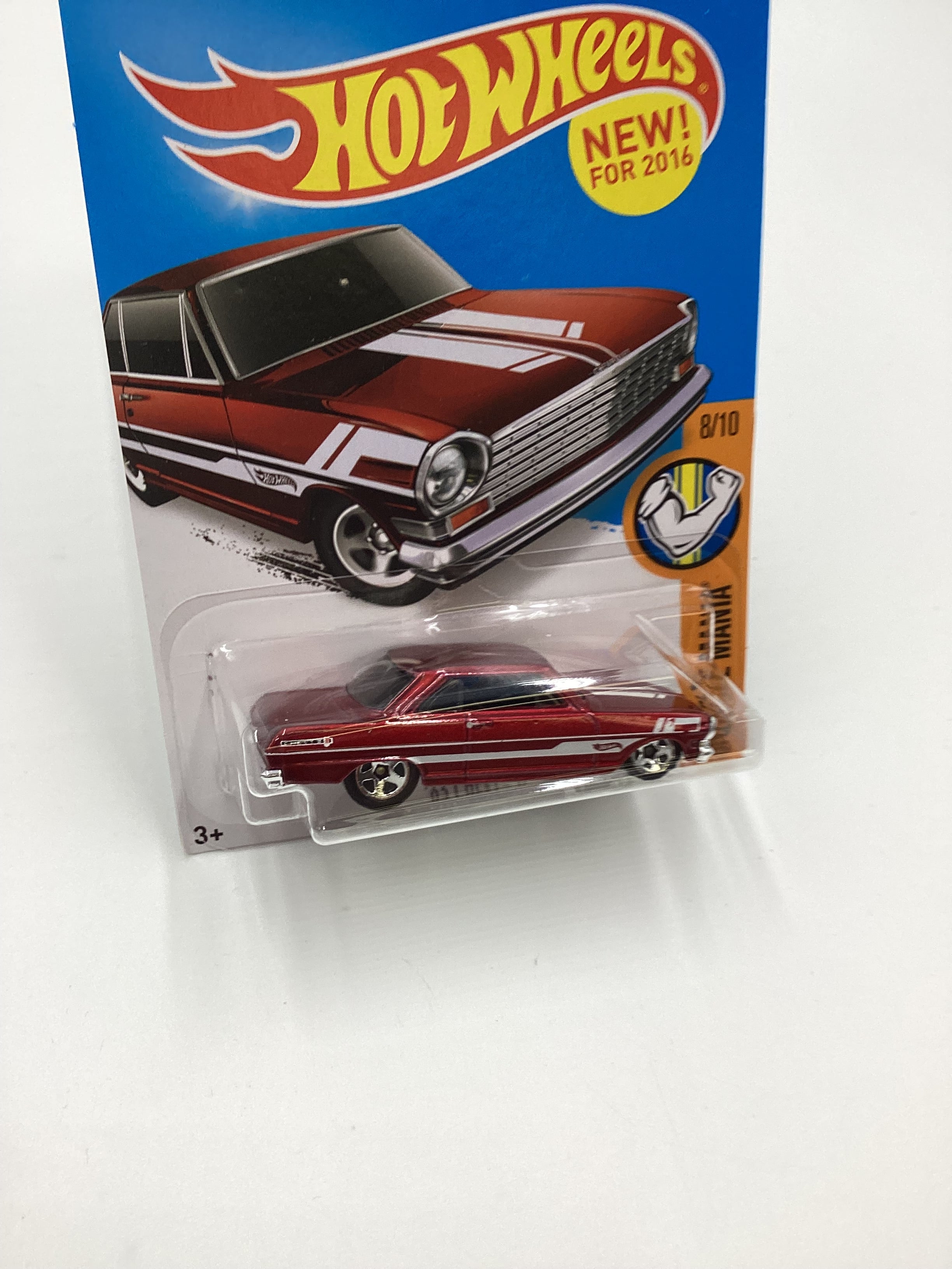 2016 Hot wheels #128 63 Chevy II Red 15i – carolinasdiecast