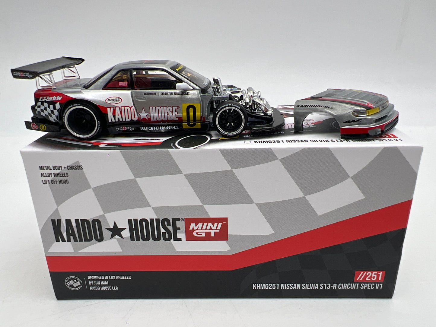 Mini GT Kaido House #251 CHASE Nissan Silvia S13-R Circuit Spec V1