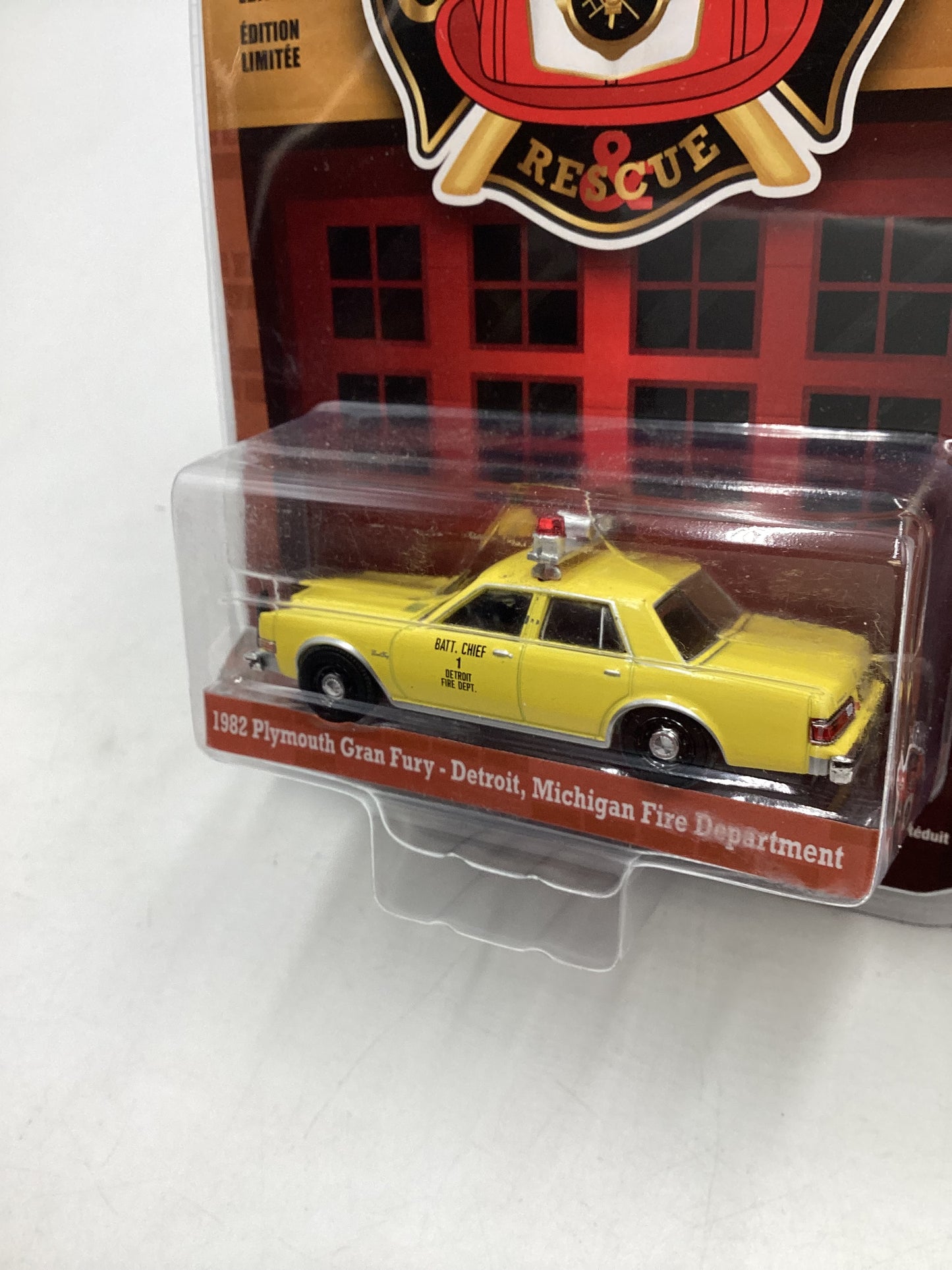 Greenlight Fire and Rescue Series 2 1982 Plymouth Gran Fury Detroit Michigan Fire Department 177G