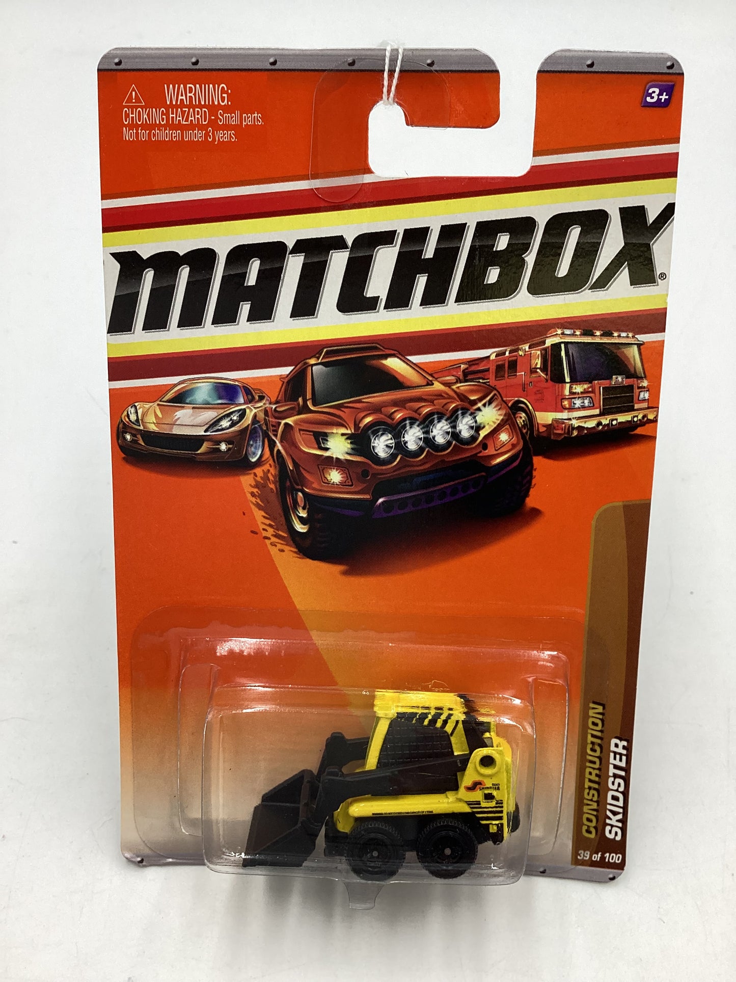 Matchbox 2010 #39 Construction Skidster Yellow 206E