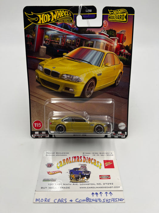 2024 Hot Wheels Premium Boulevard #115 BMW M3 Gold 260B