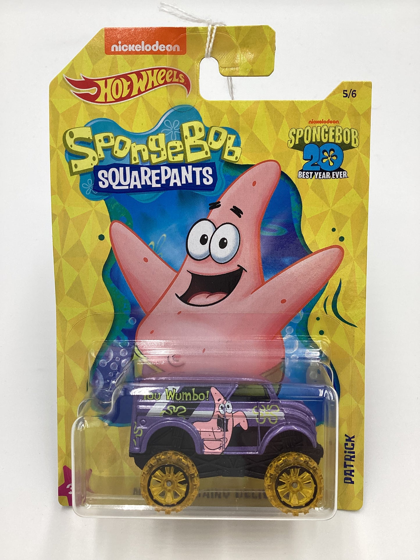 Hot Wheels Spongebob 20 Best Year Ever Set #5 Monster Dairy Delivery Purple Patrick 161L