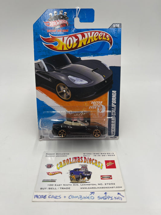 2011 Hot Wheels Faster Than Ever #145 Ferrari California Black SR