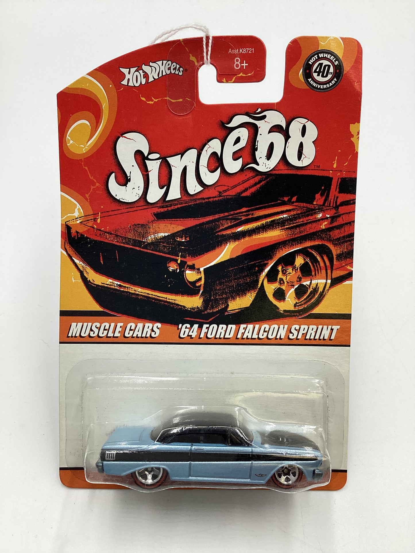 Hot Wheels Since 68 40th Anniversary #10 64 Ford Falcon Sprint Light Blue SR