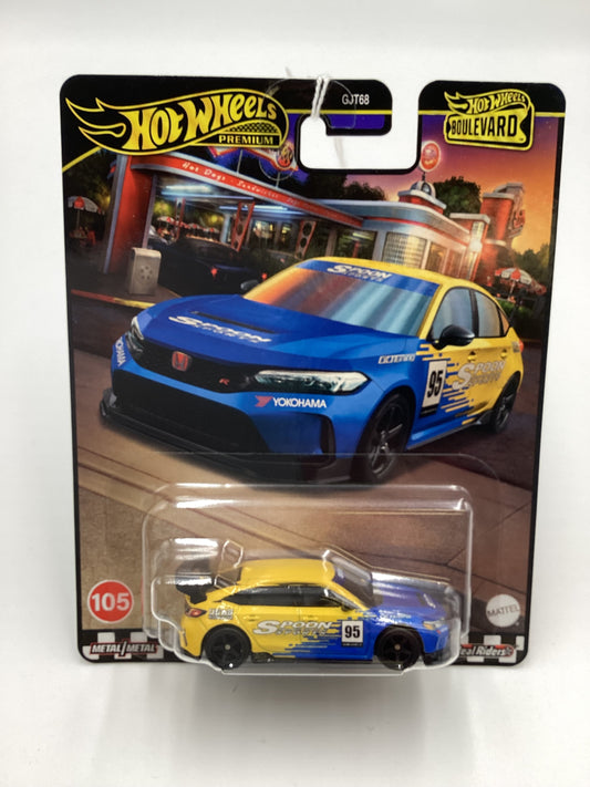 2024 Hot Wheels Boulevard Premium #105 24 Honda Civic Type-R Spoon 263C