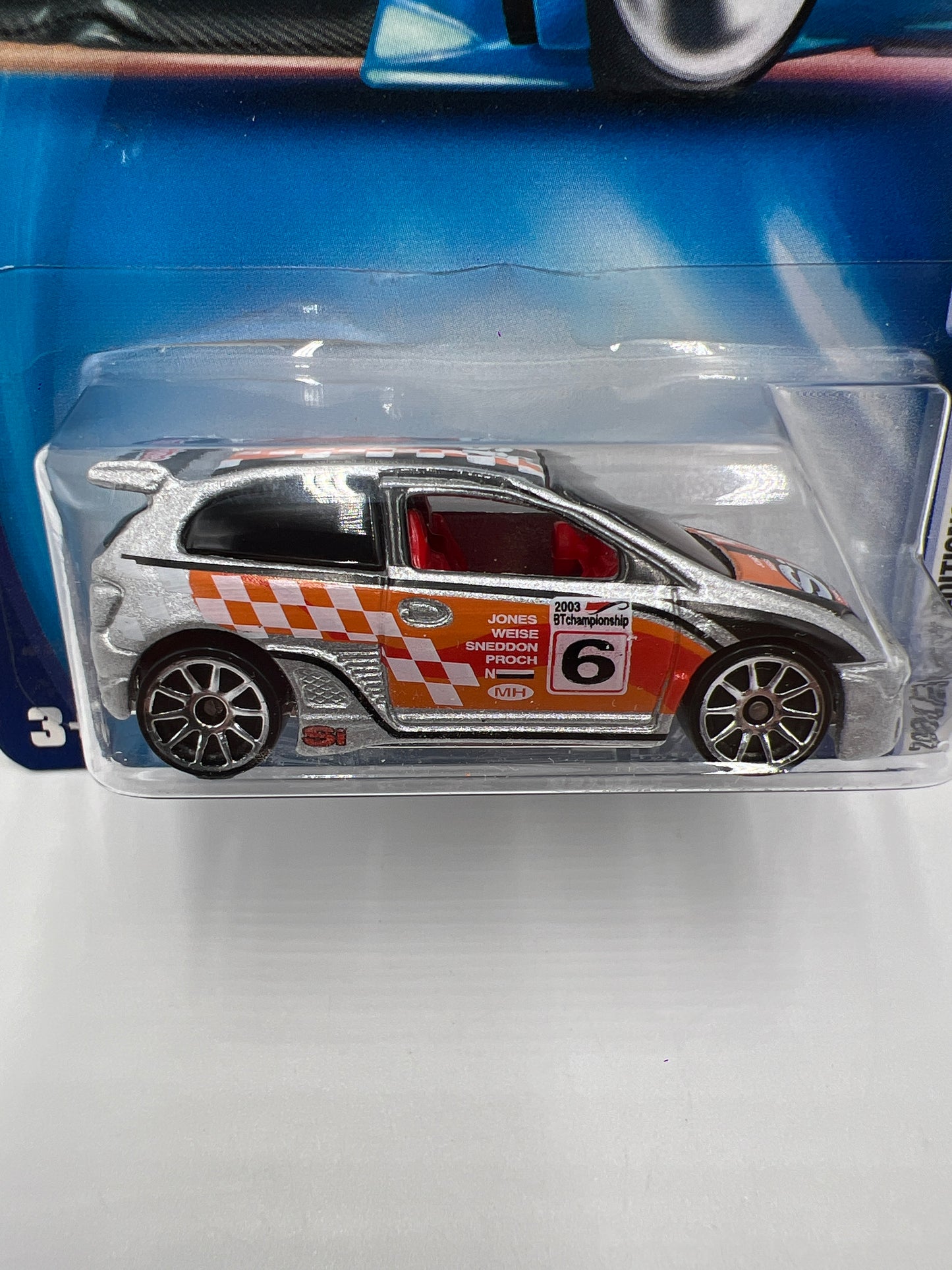 2003 Hot Wheels First Editions #39 Honda Civic Silver 79B