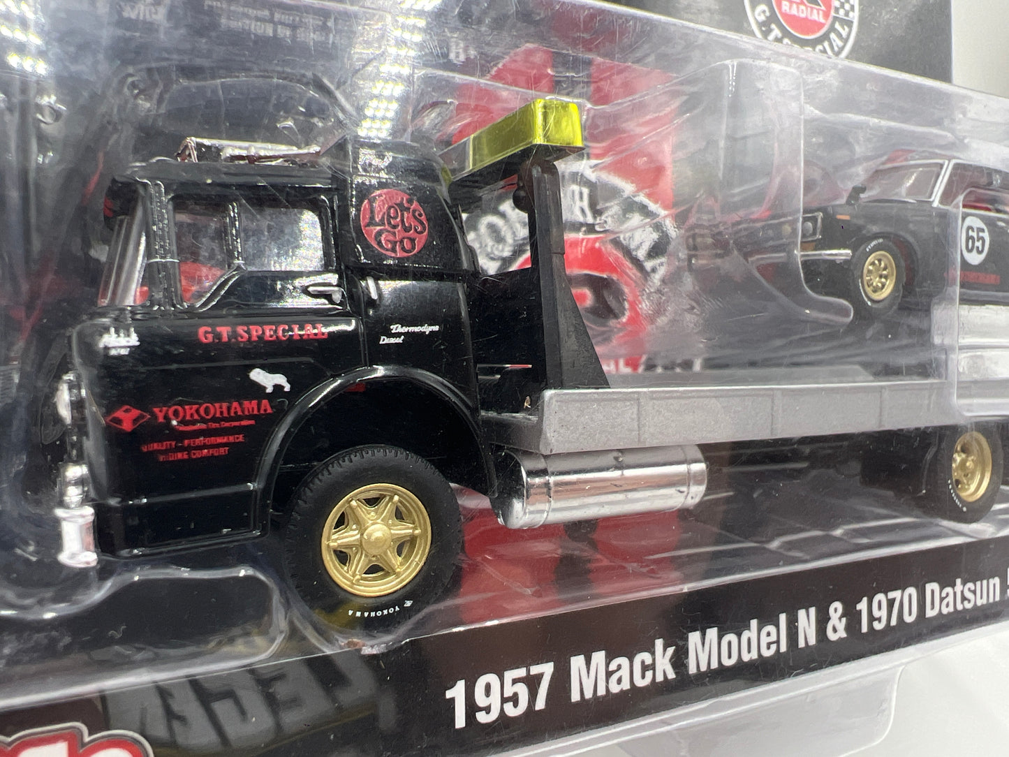 M2 Machines Mijo Exclusives Yokohama 1957 Mack Model N & 1970 Datsun 510 Black 199C