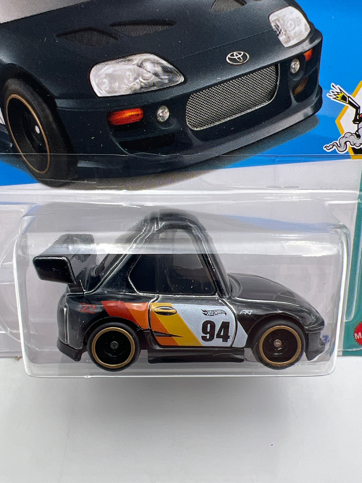 2026 Hot Wheels Super Treasure Hunt #222 94 Toyota Supra Black W/Protector