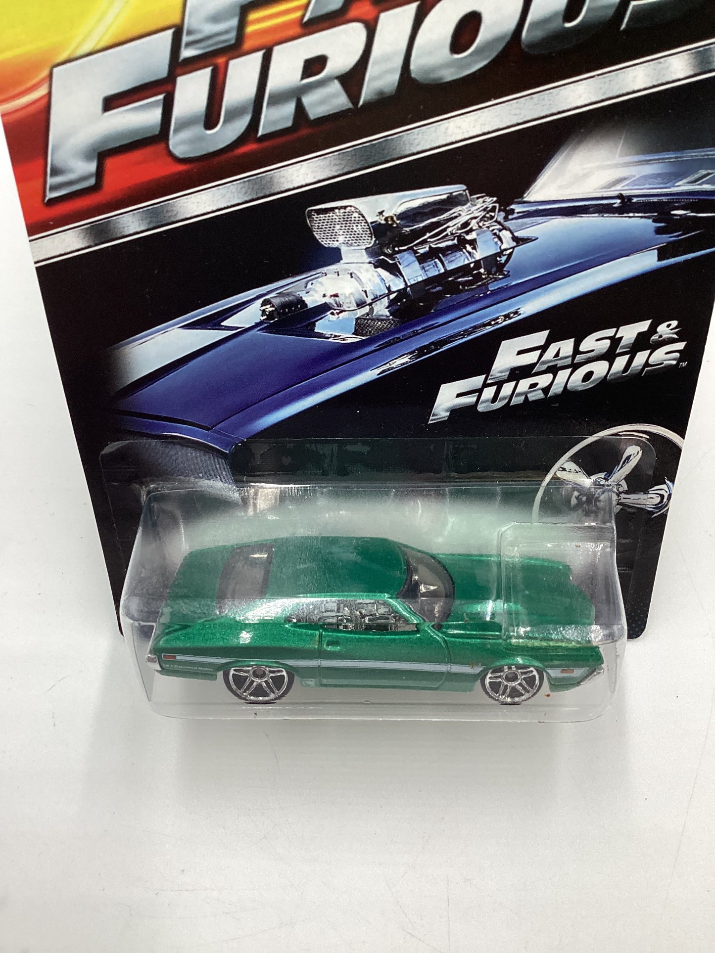 2015 Hot Wheels Fast & Furious #4 72 Ford Grand Torino Sport Green 69D