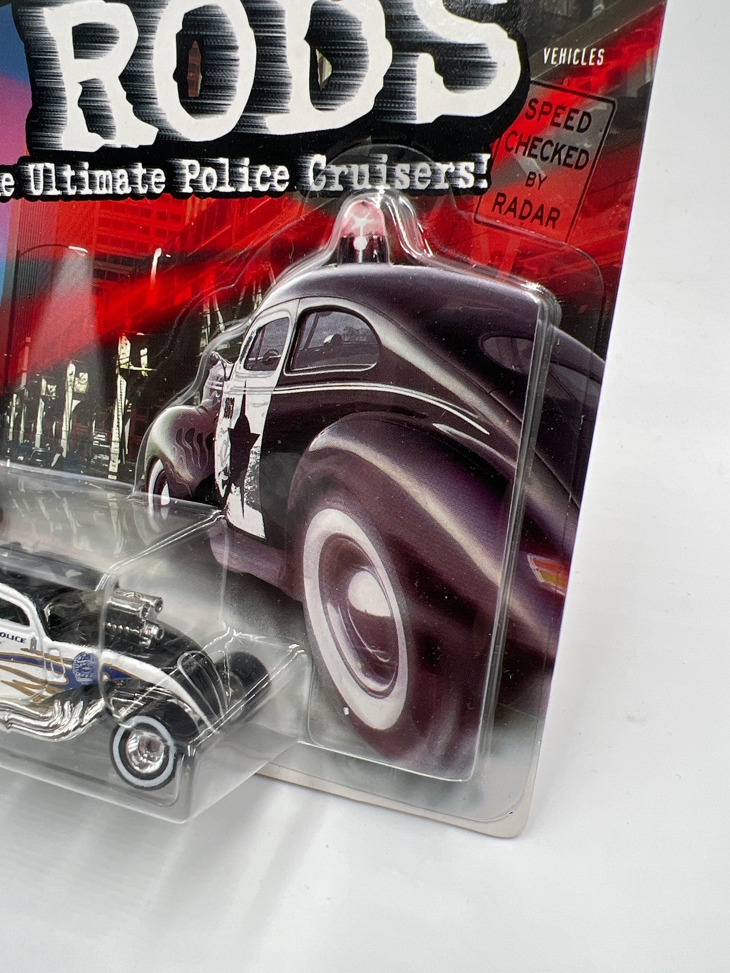 Hot Wheels Cop Rods Series 2 St Paul NM Fiat 500C W/Real Riders SR