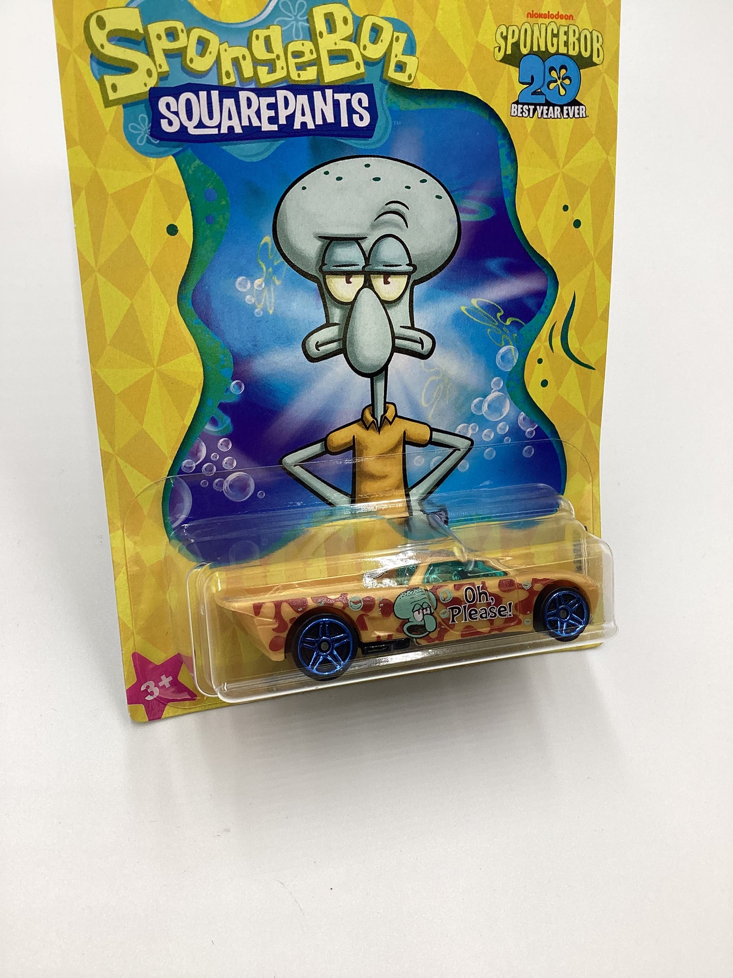 Hot Wheels Spongebob 20 Best Year Ever Set #4 Bedlam Yellow Squidward 161D