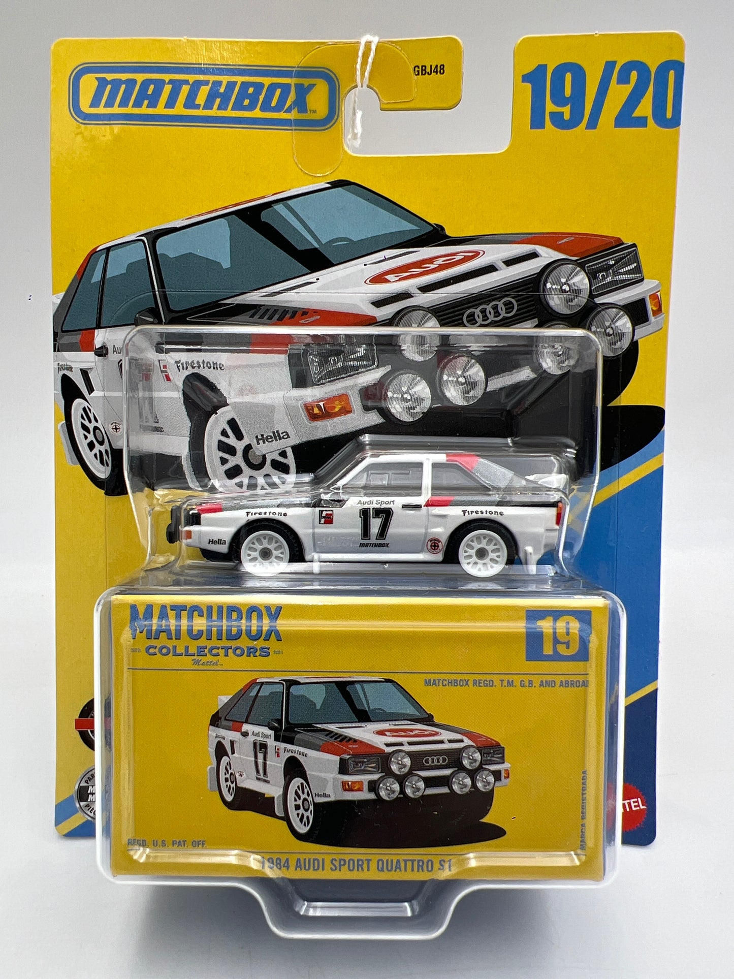 2026 Matchbox Collectors #19 1984 Audi Sport Quattro S1 White 170B