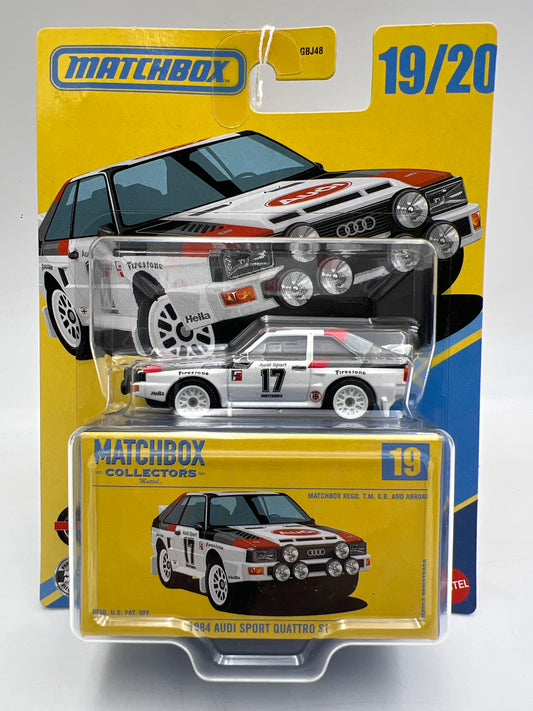 2026 Matchbox Collectors #19 1984 Audi Sport Quattro S1 White 170B