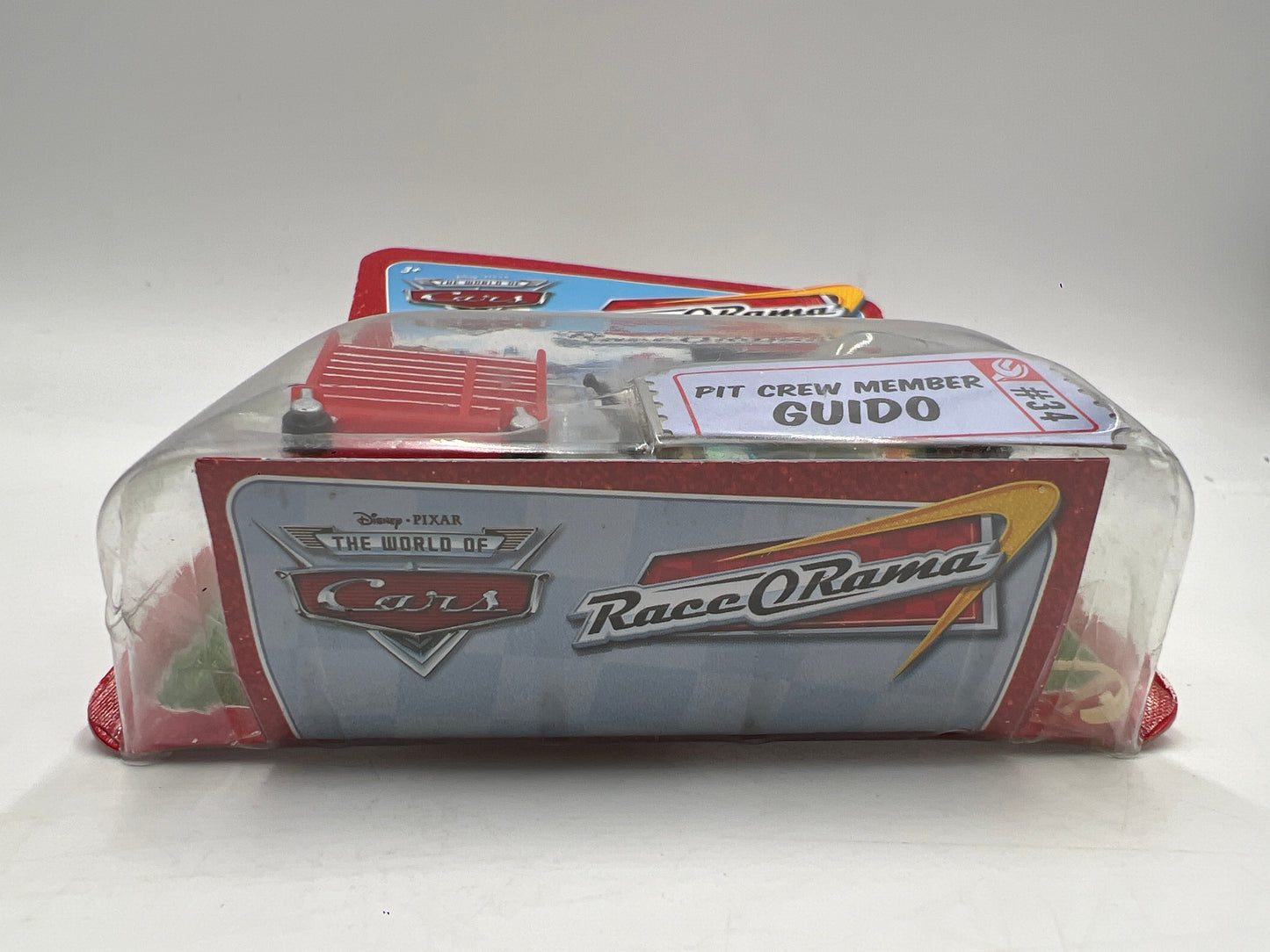 Disney Pixar The World Of Cars Race O Rama #34 Pit Crew Member Guido 139D
