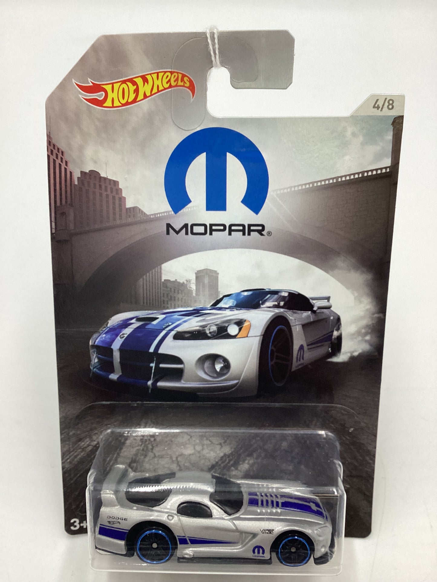 Hot wheels Exclusive Mopar Series #4 Dodge Viper GTS-R Silver