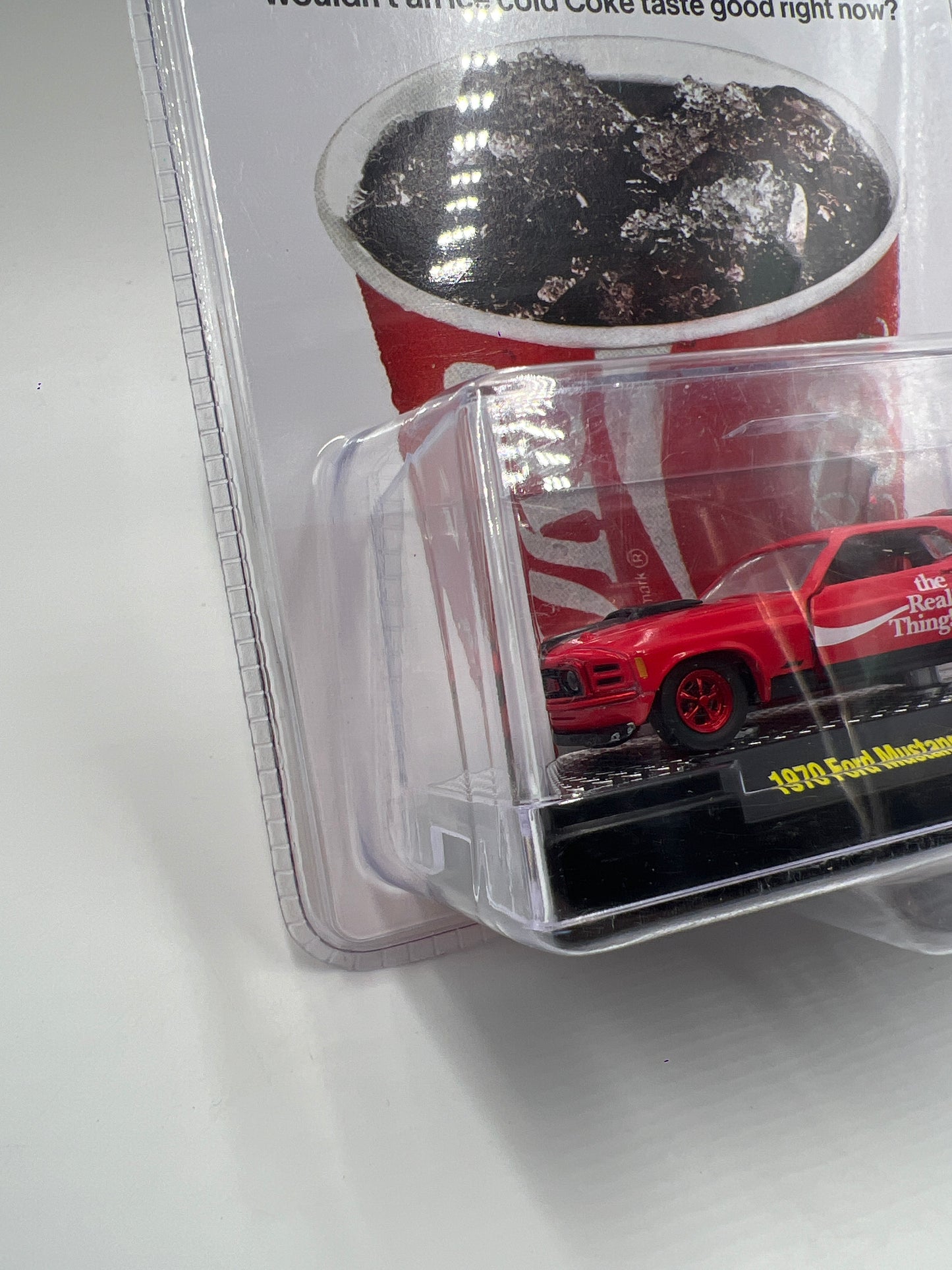 M2 Machines Coca Cola CHASE 1970 Ford Mustang Mach 1 351 Red A09