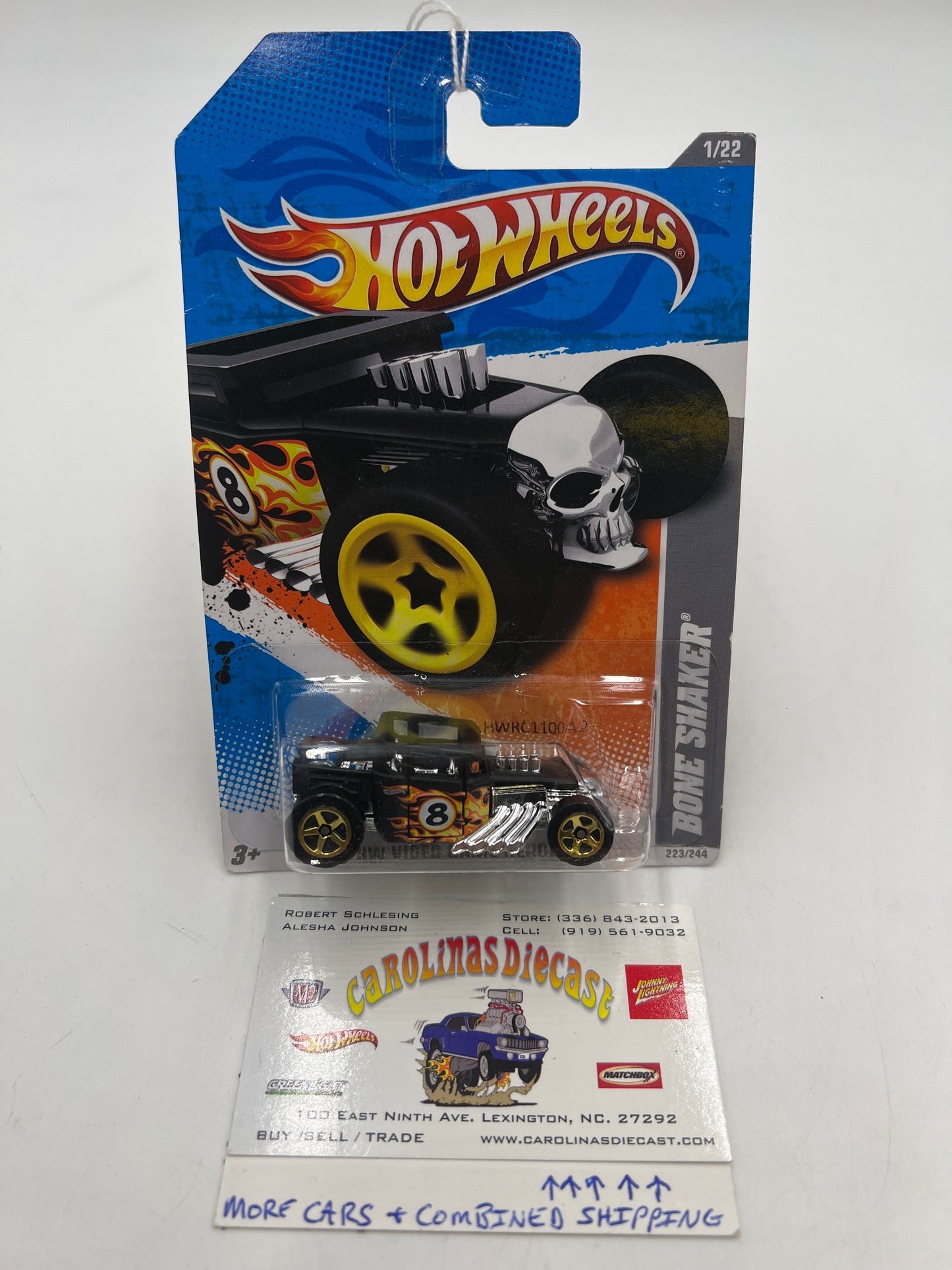 2011 Hot Wheels #223 Video Game Heroes Bone Shaker 56B