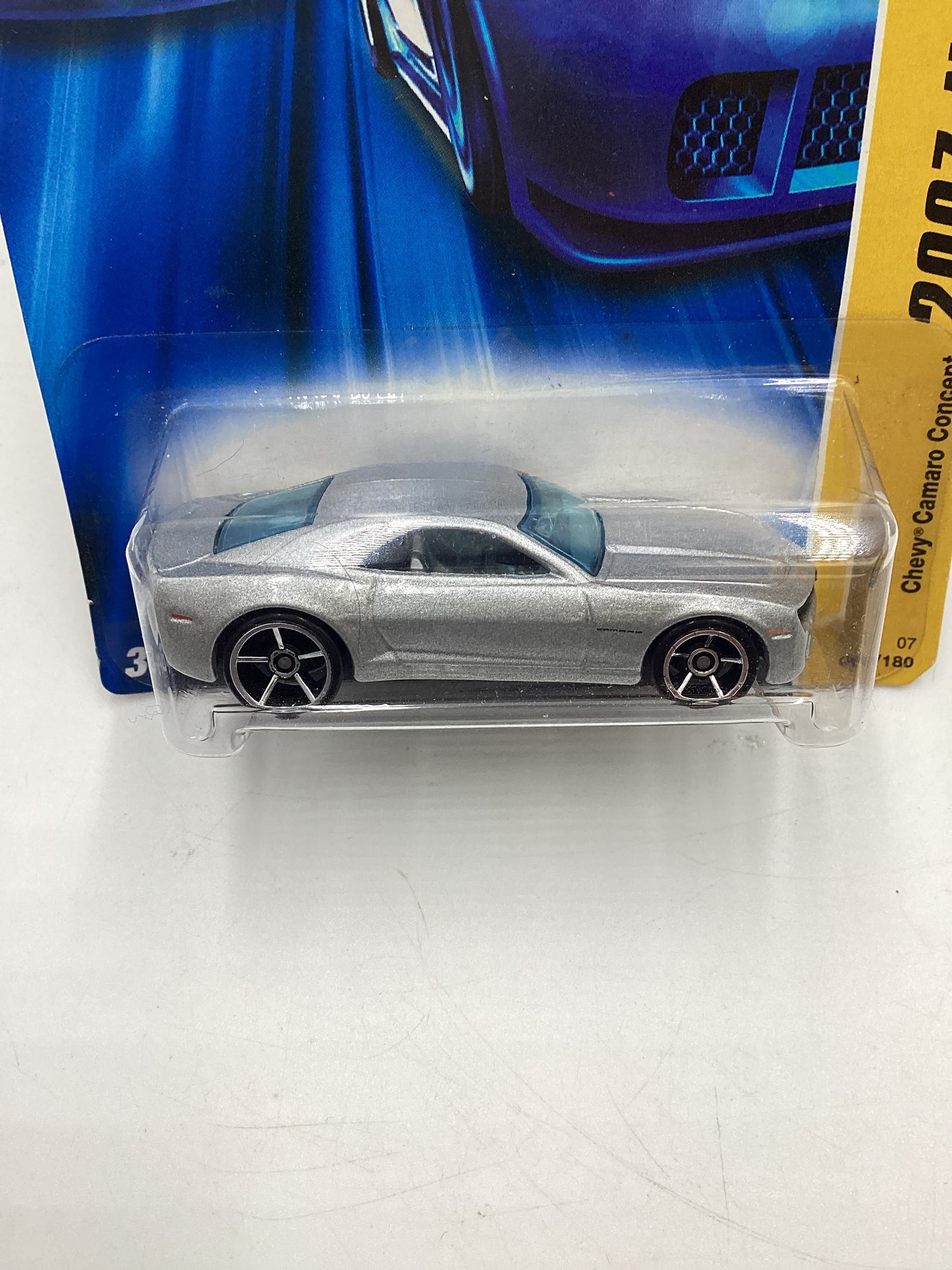 2007 Hot Wheels New Models #2 Chevy Camaro Concept Silver 2C