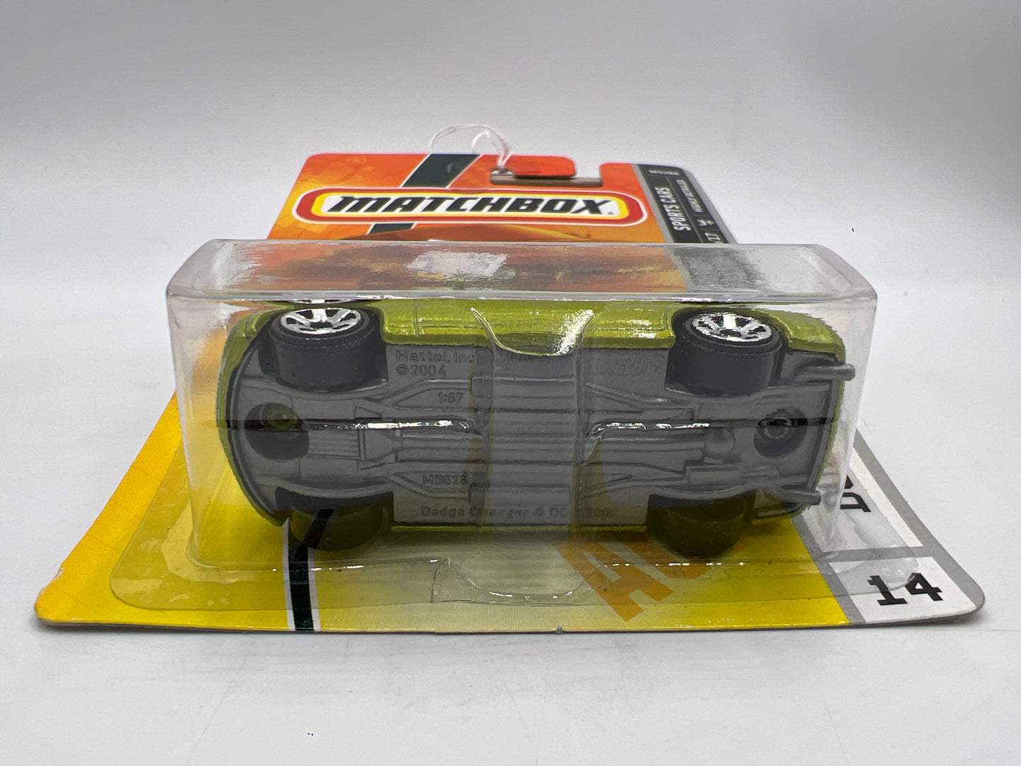 Matchbox Sports Cars #14 Dodge Charger Green 217F