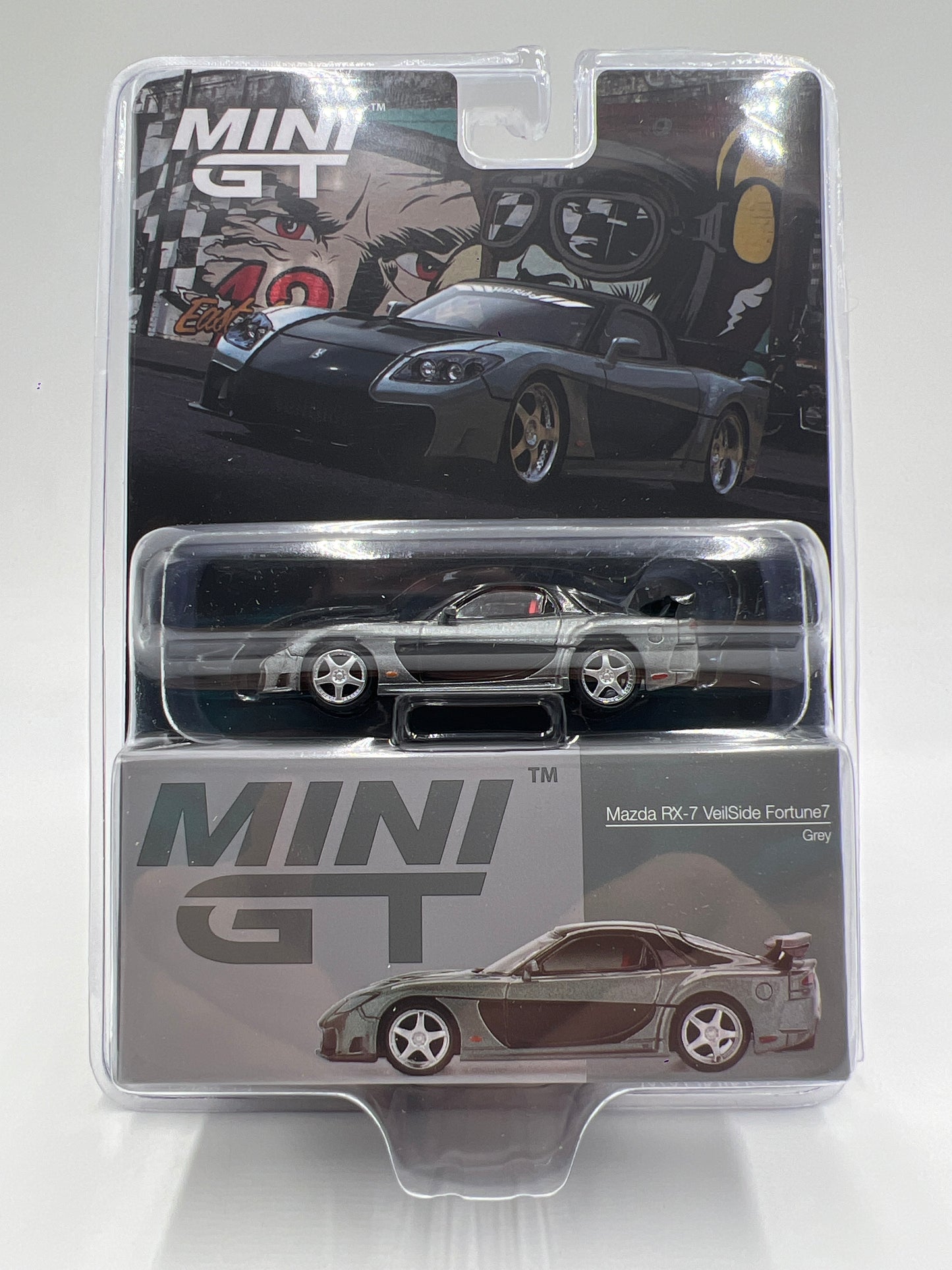 Mini GT #1057 Mazda RX-7 VeilSide Fortune7 Gray