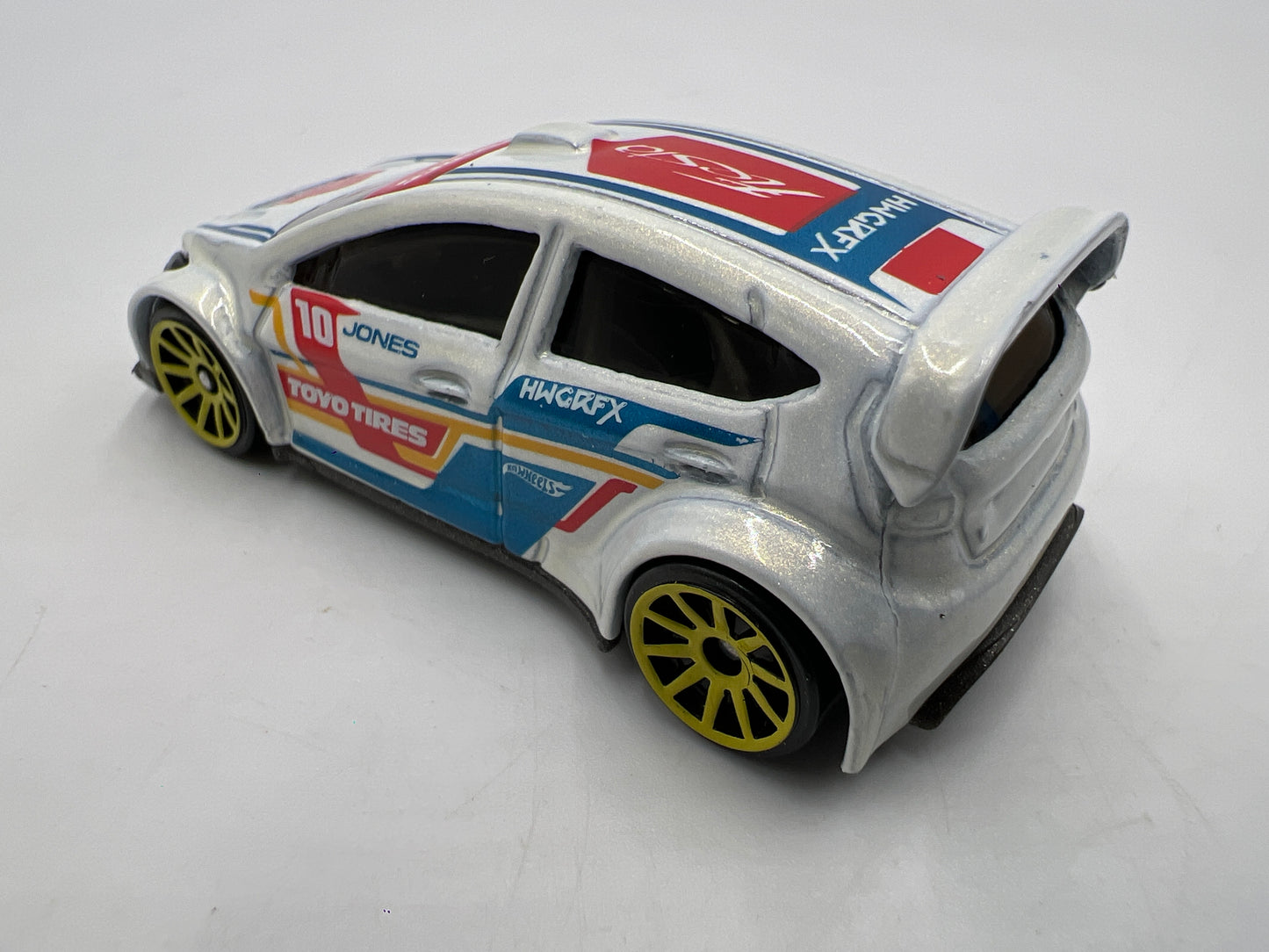 2019 Hot Wheels Mystery Models Series 2 #10 12 Ford Fiesta White