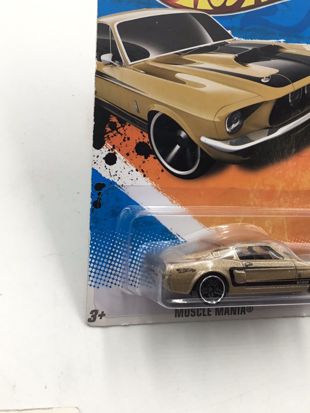 2011 Hot Wheels #101 67 Shelby GT 500  Gold 29B