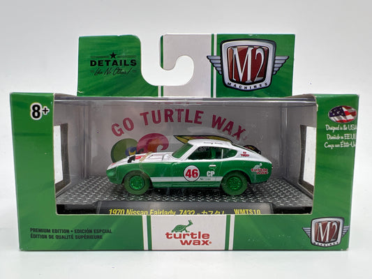 M2 Machines WMTS10 Walmart CHASE Turtle Wax 1970 Nissan Fairlady Z432