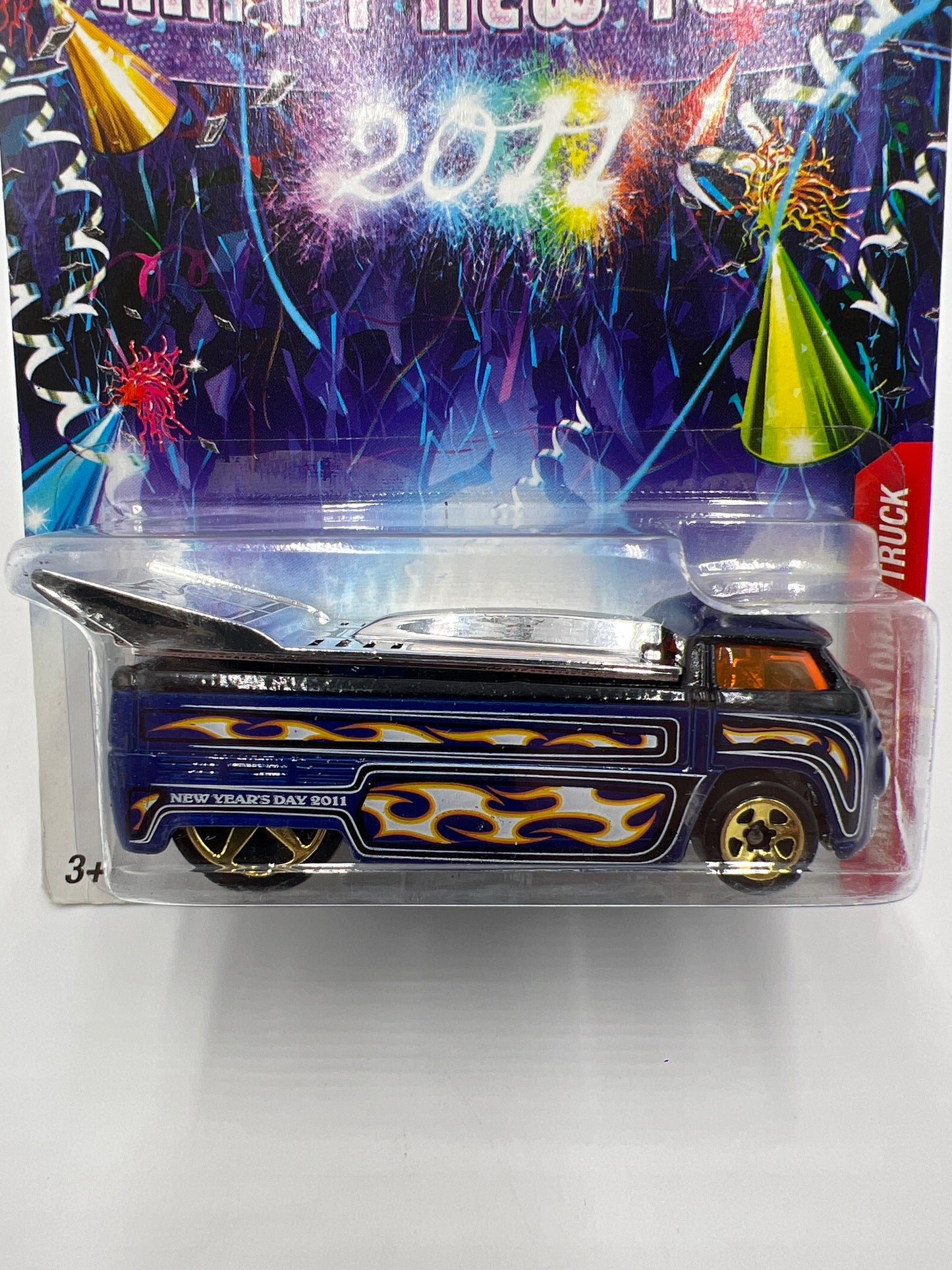 2011 Hot Wheels Happy New Year 2011 Volkswagen Drag Truck 159A