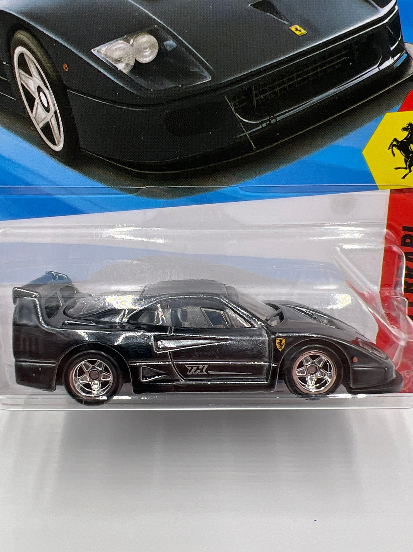 2026 Hot Wheels Super Treasure Hunt #63 Ferrari F40 Competizione Black W/Protector