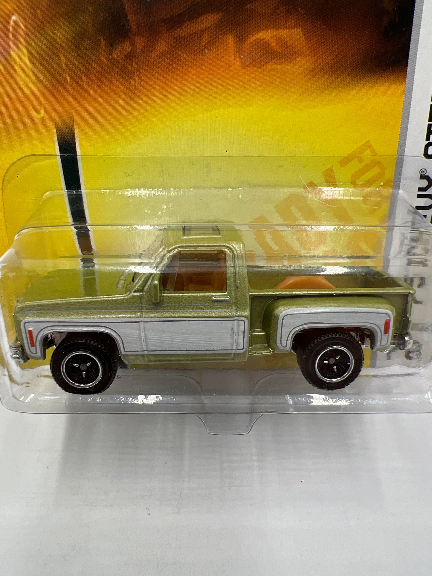 Matchbox Outdoor Adventure #78 75 Chevy Stepside Green/White 209H