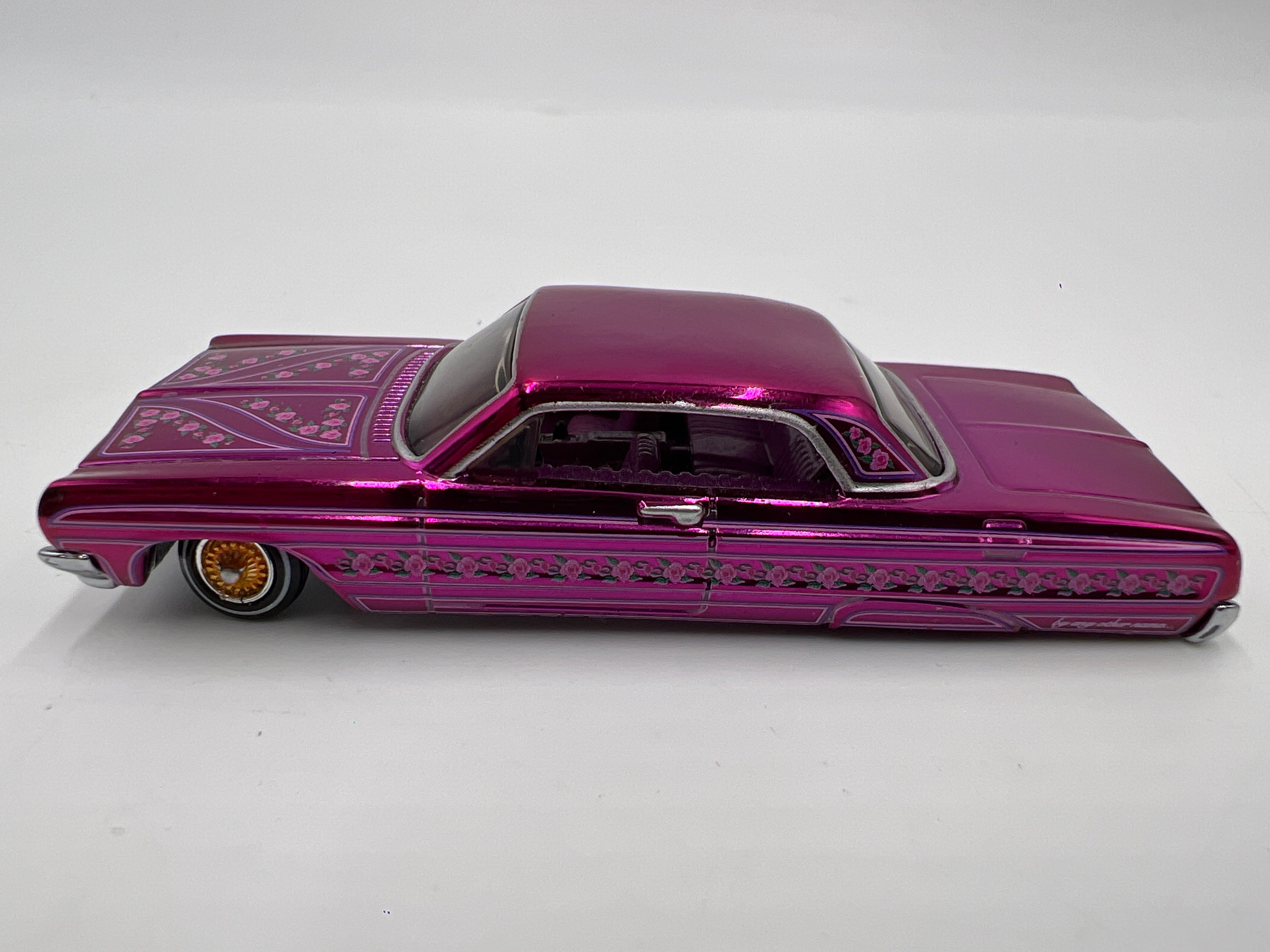 Hot Wheels RLC Lowrider 64 Chevrolet Impala Gypsy Rose Pink Loose