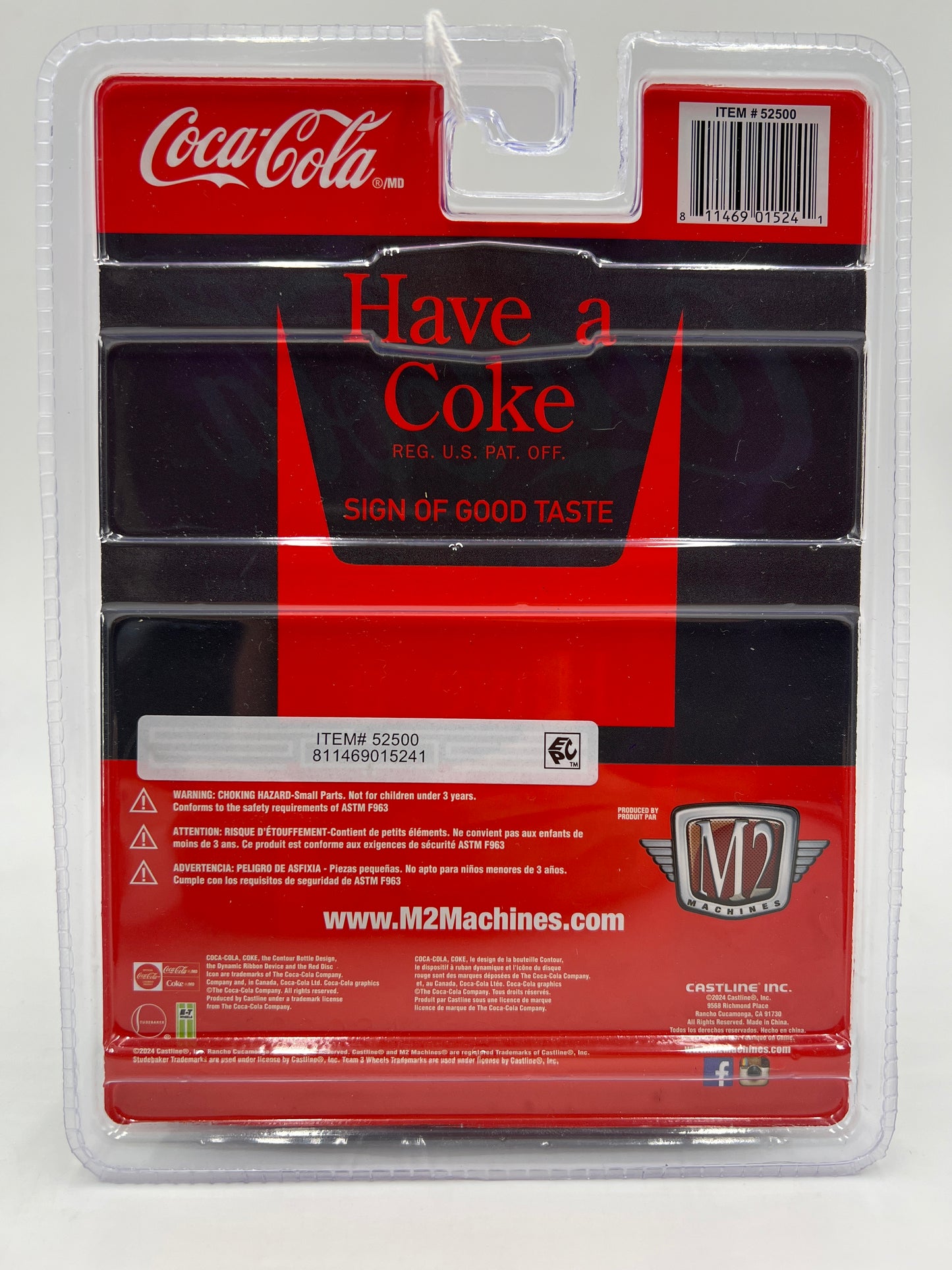 M2 Machines Coca Cola 1950 Studebaker 2R Truck Gray A44 197C