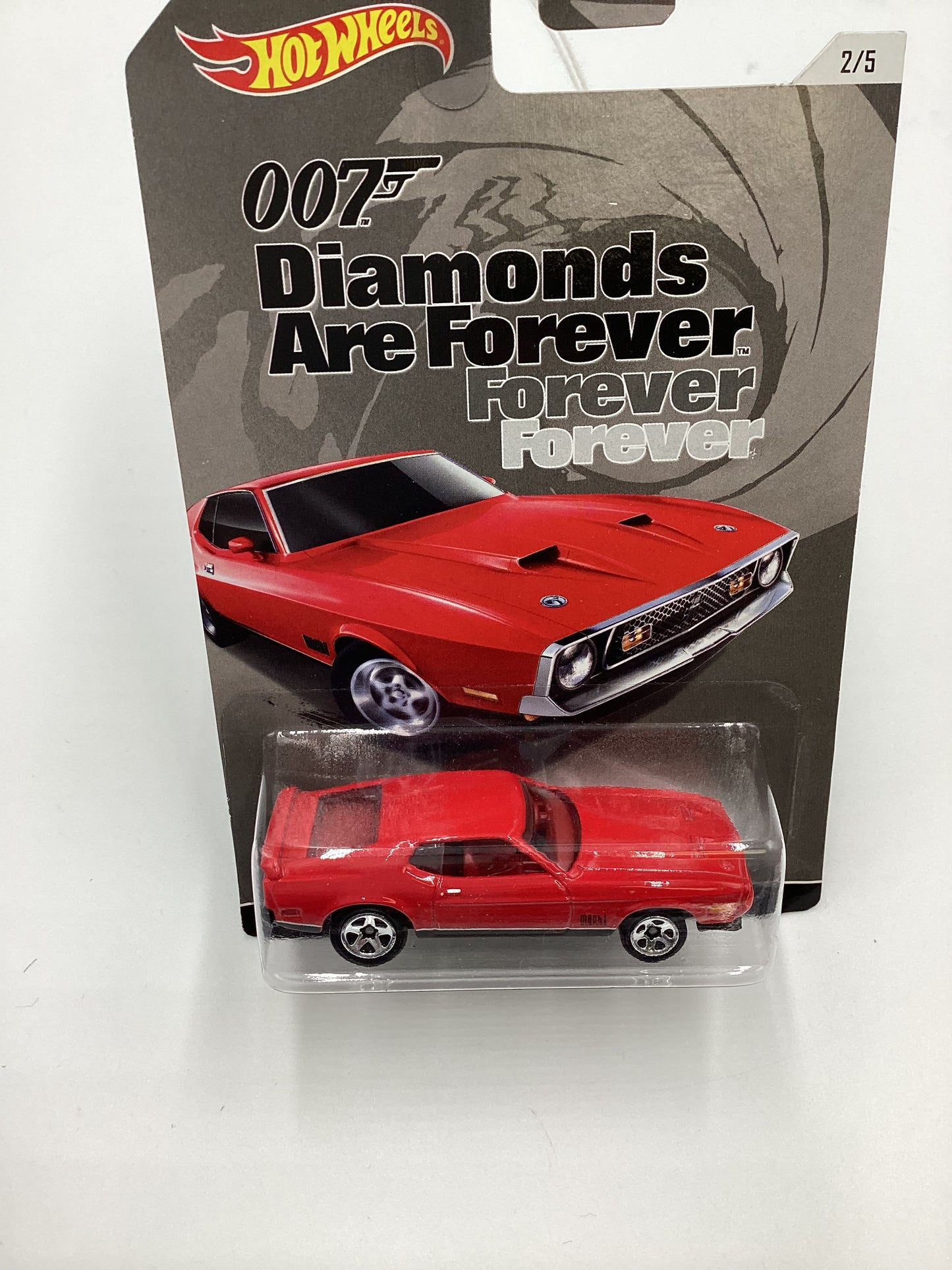 Hot wheels 007 Walmart Exclusive #2 2/5 ‘71 Mustang Mach 1 157B