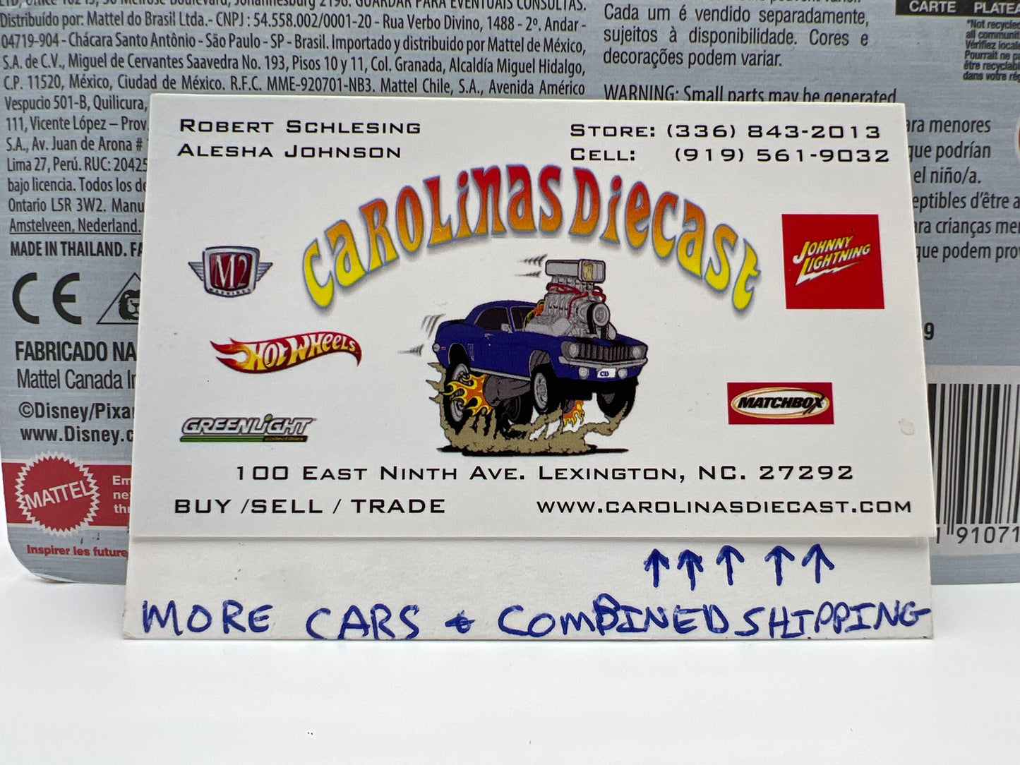 Disney Pixar Cars Metal Series Derek Wheeliams Silver 138H