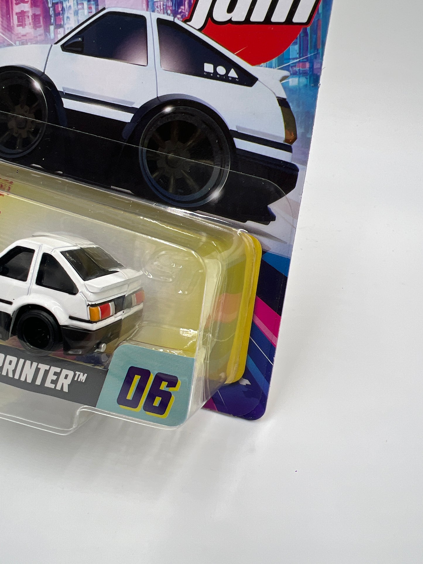 2025 MGA Car Tuned JDM Series 1 #6 85 Toyota Sprinter White/Black 180F